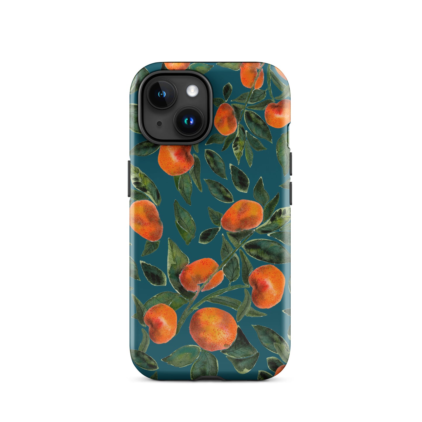 Tough Case for iPhone® - Dark blue - Tangerines