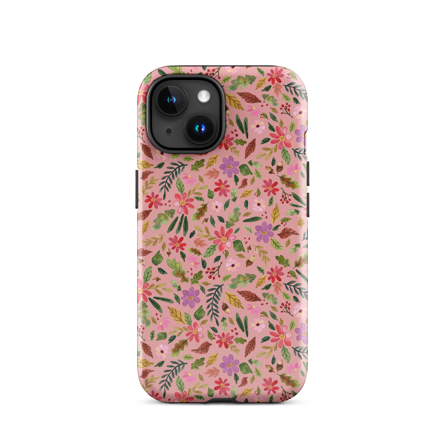 Tough Case for iPhone® - Pink Autumn Florals