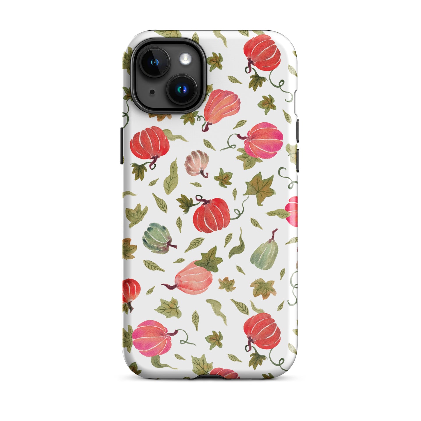 Tough Case for iPhone® - White Pink Pumpkins