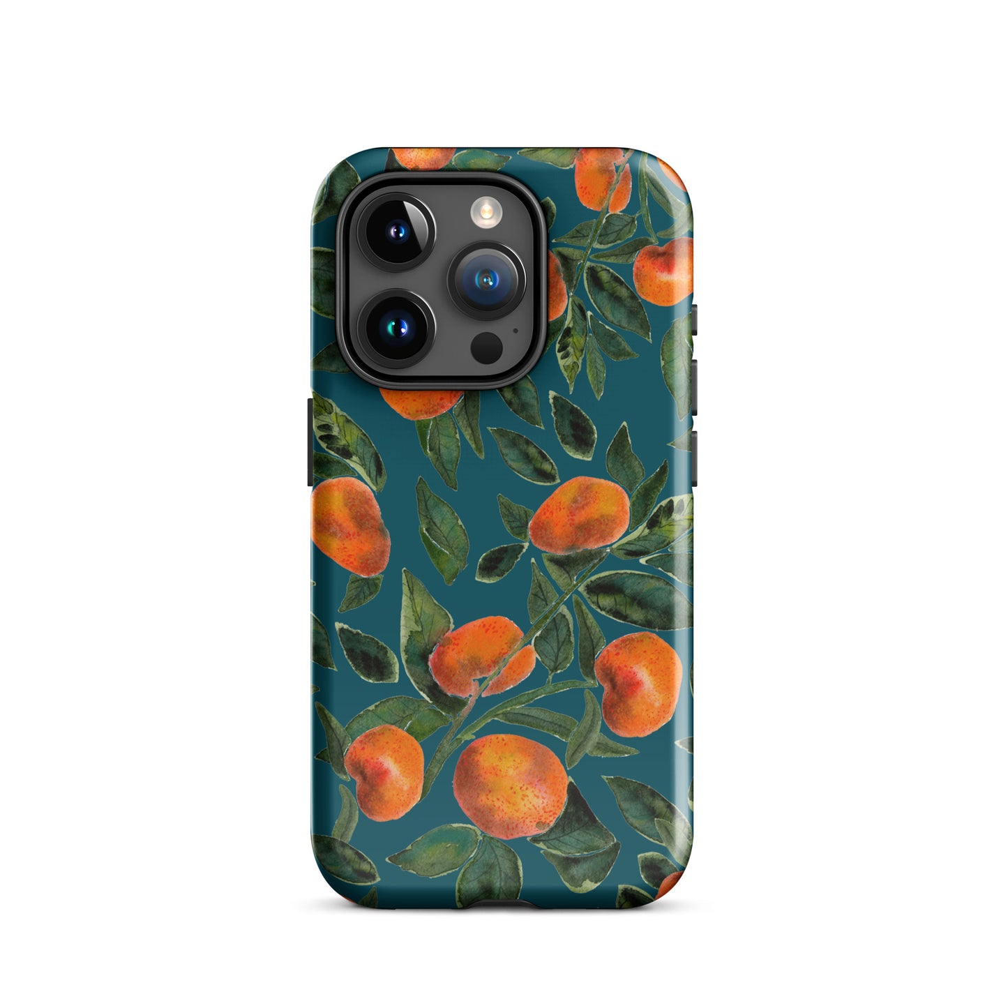 Tough Case for iPhone® - Dark blue - Tangerines