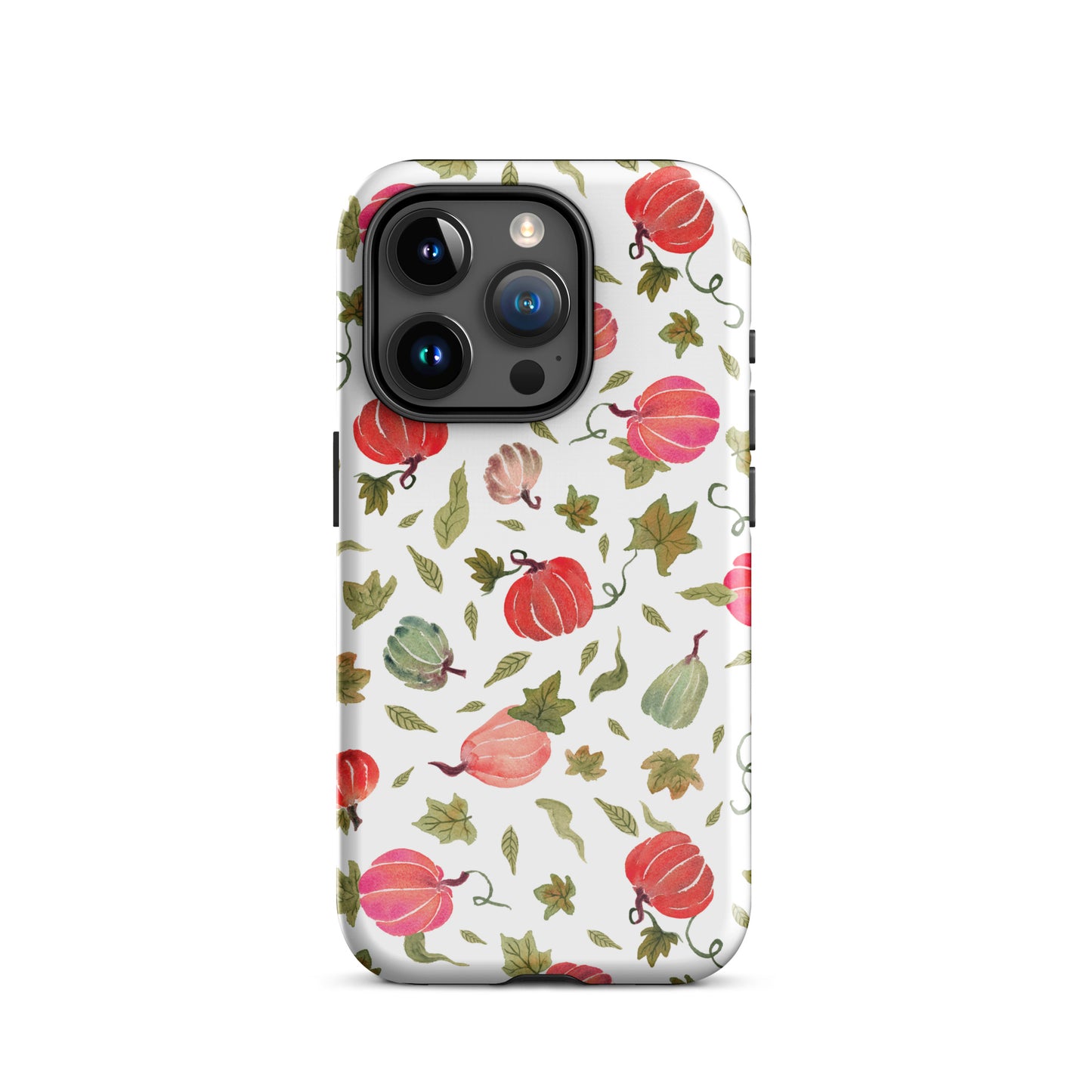 Tough Case for iPhone® - White Pink Pumpkins