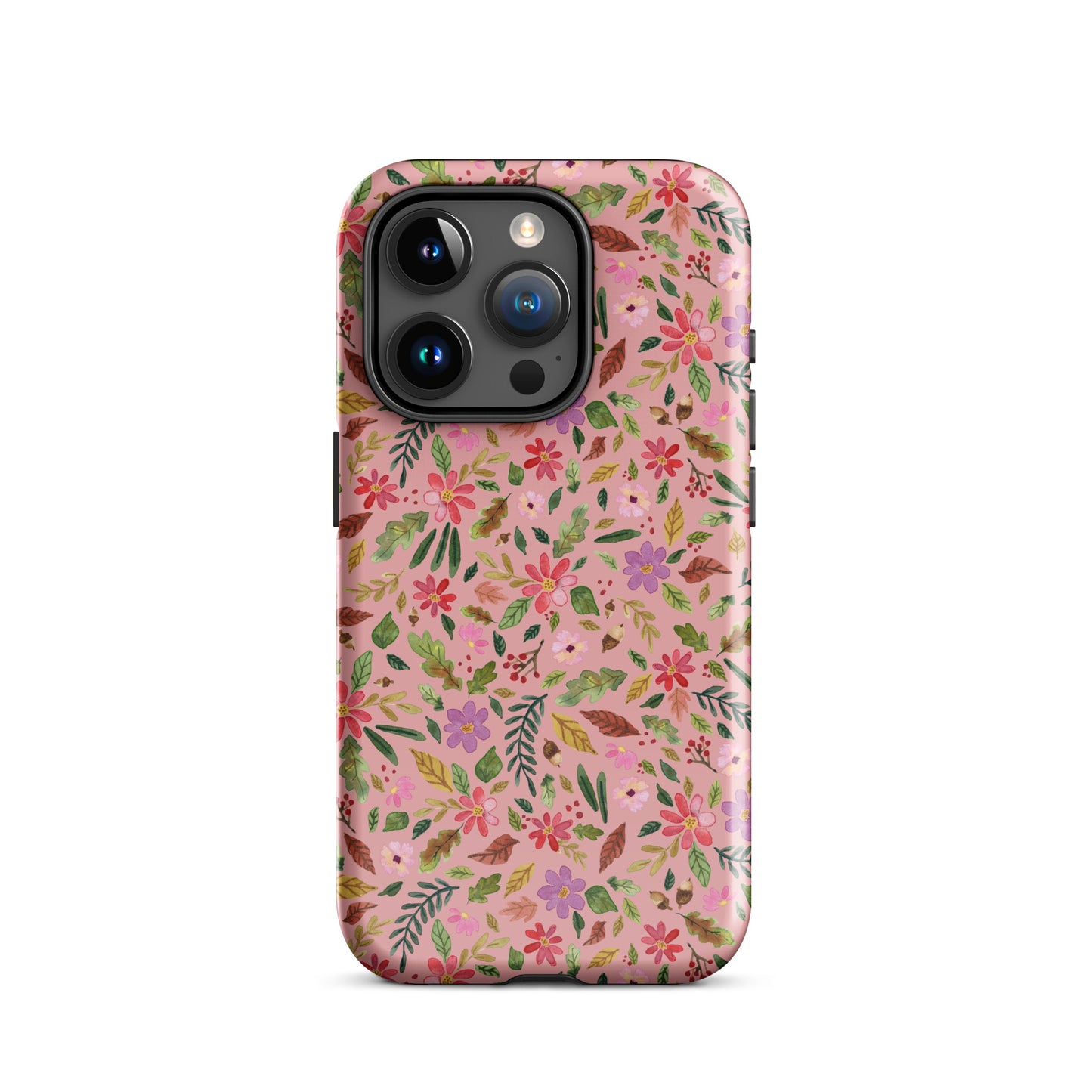 Tough Case for iPhone® - Pink Autumn Florals