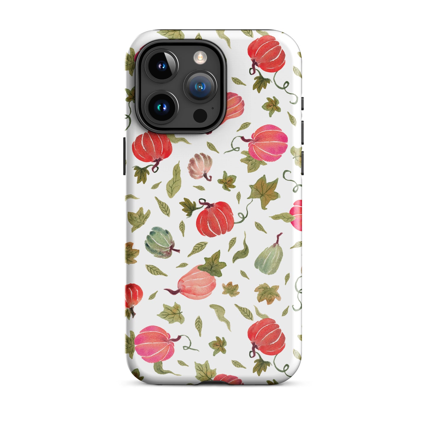 Tough Case for iPhone® - White Pink Pumpkins