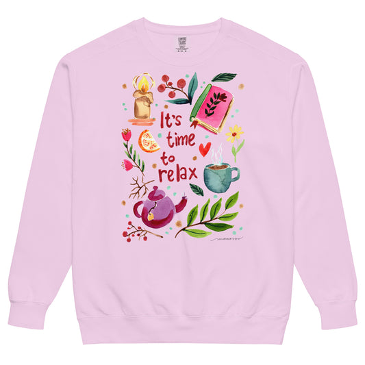 Vintage - Wash Unisex Garment - Dyed Sweatshirt • Soft Worn - In Feel • Relaxed Everyday Fit - SANDRAAS