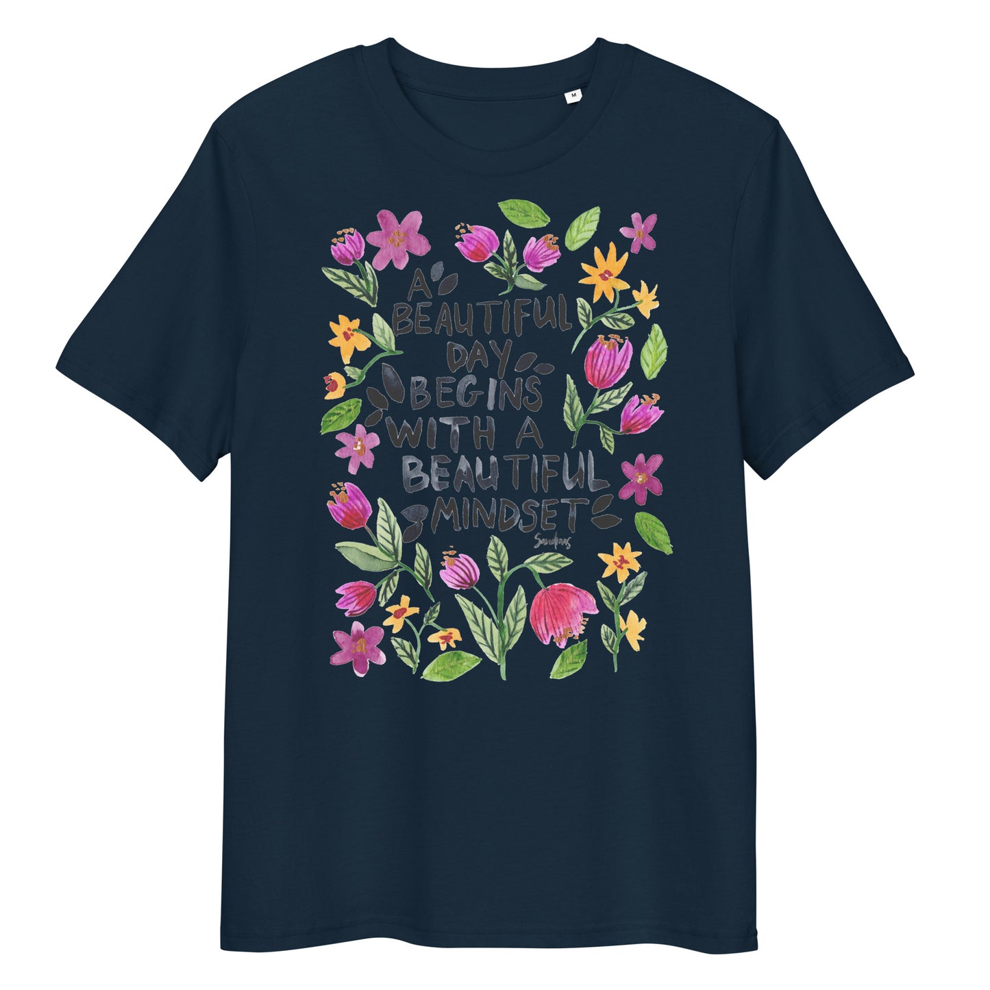 Unisex organic cotton t-shirt - A beautiful day...