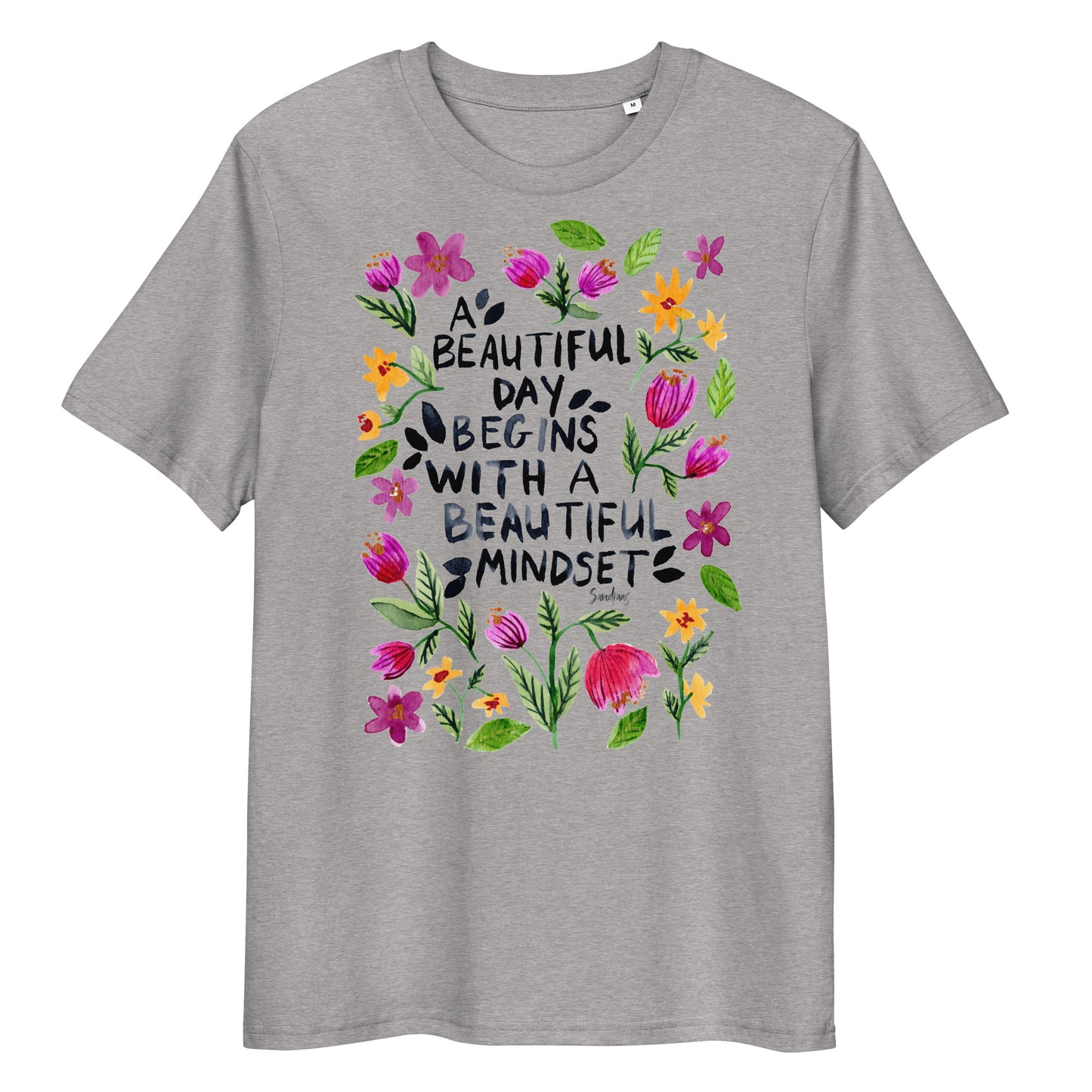 Unisex organic cotton t-shirt - A beautiful day...