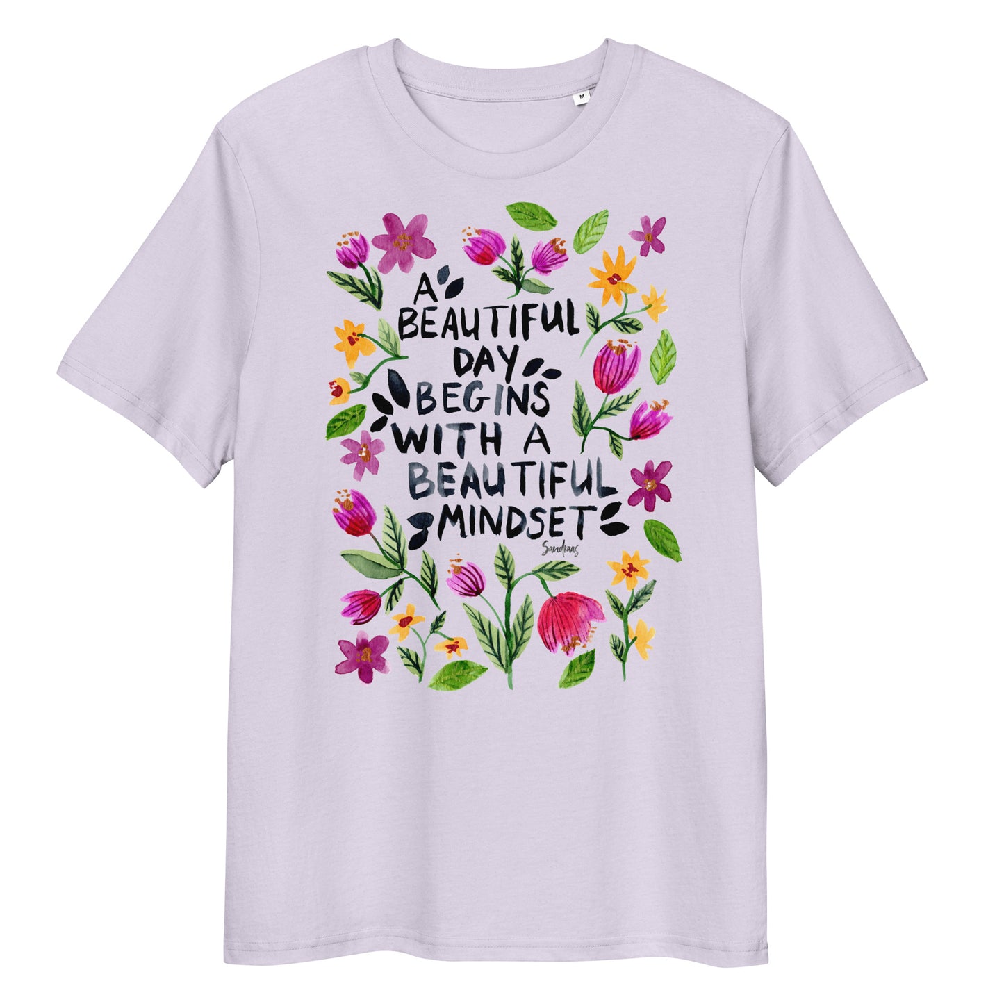 Unisex organic cotton t-shirt - A beautiful day...