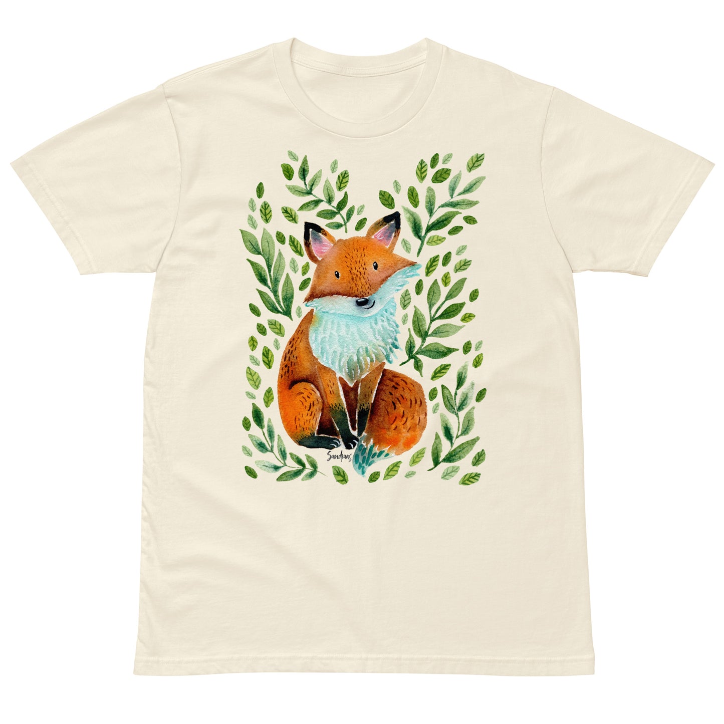 Unisex premium t-shirt - Cute fox