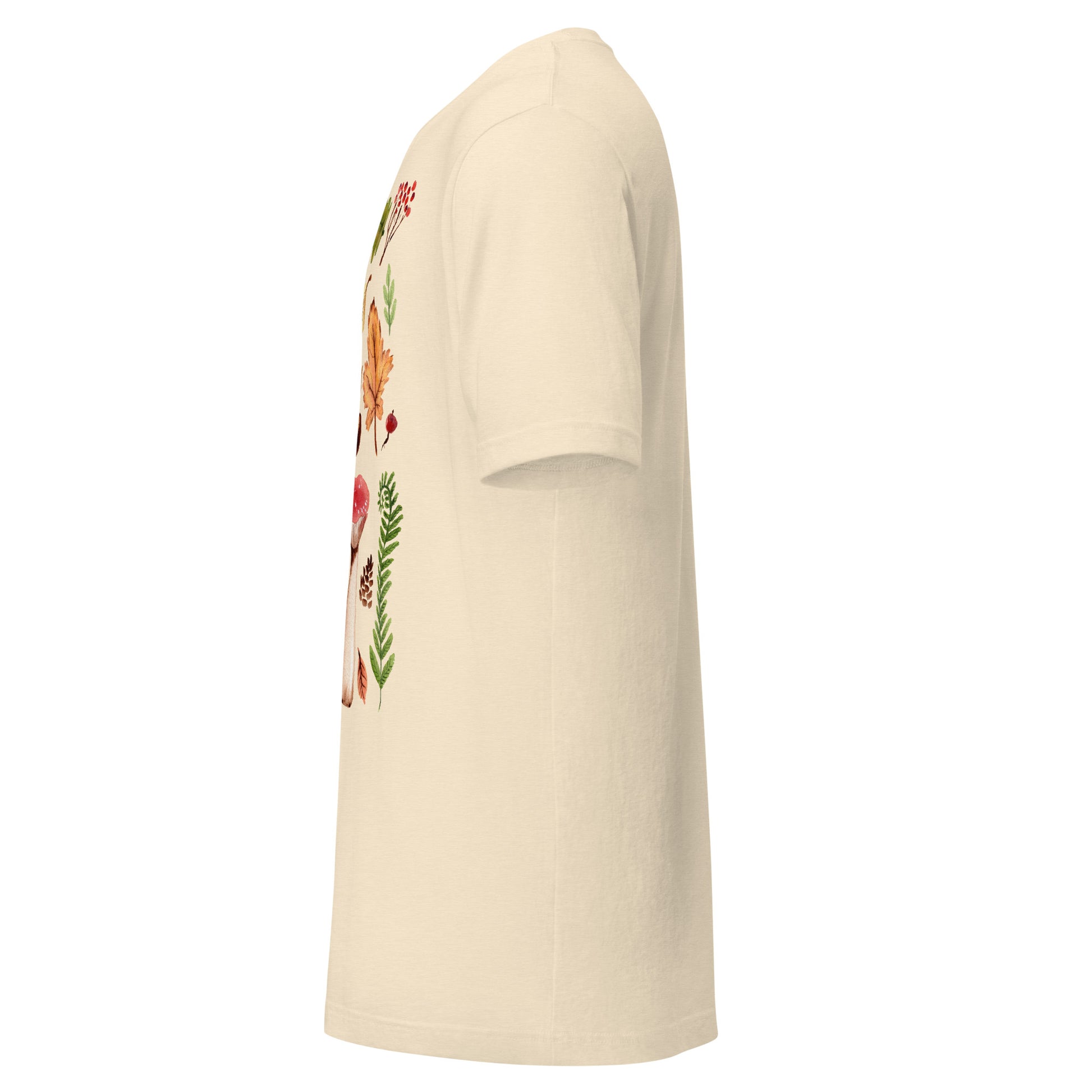 Autumn Mushrooms & Leaves Women’s T-Shirt • Watercolor Nature Tee • Cozy Fall Outfit Shirt - SANDRAAS