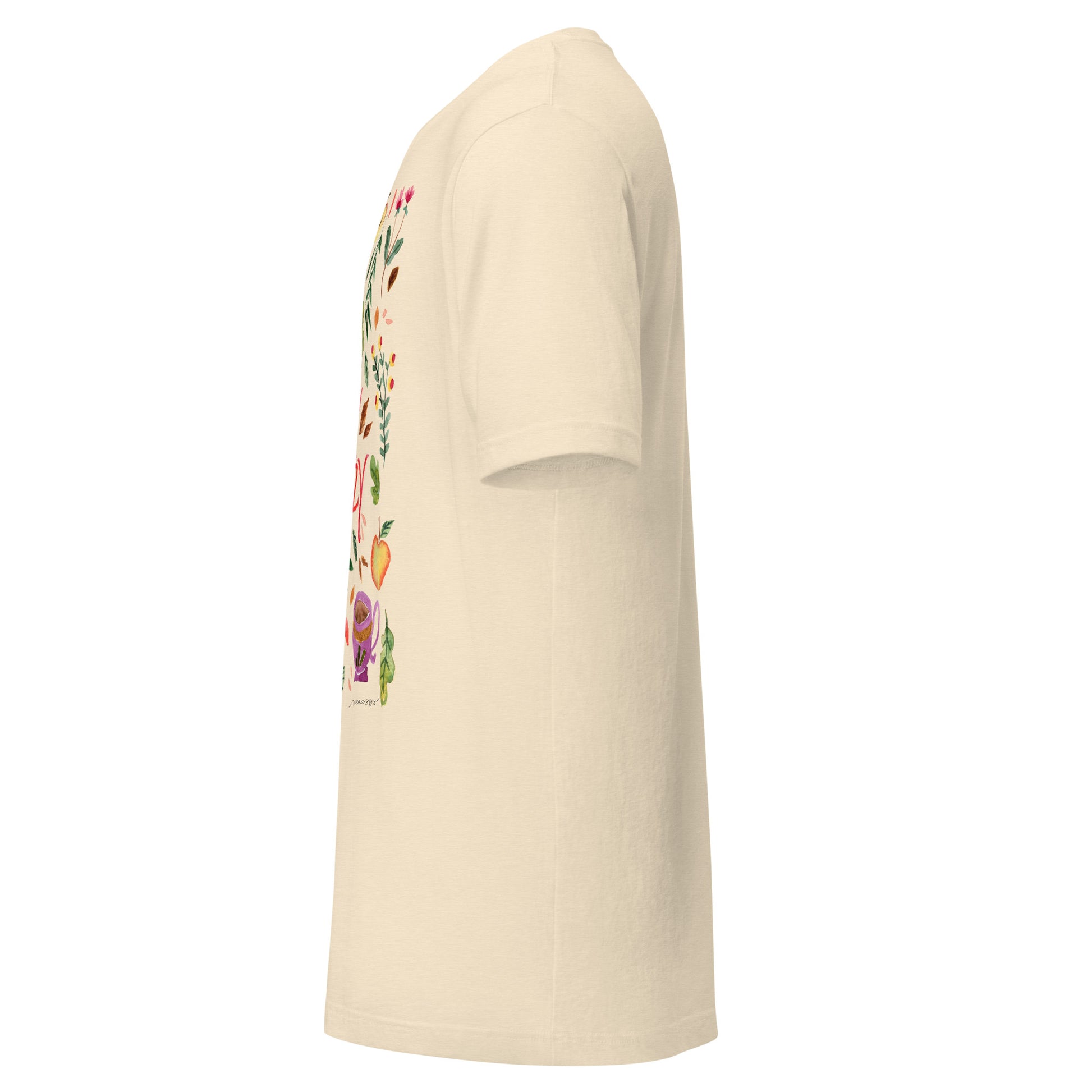 Stay Cozy Women’s Autumn T-Shirt • Watercolor Fall Nature & Tea Illustration • Cozy Season Tee - SANDRAAS