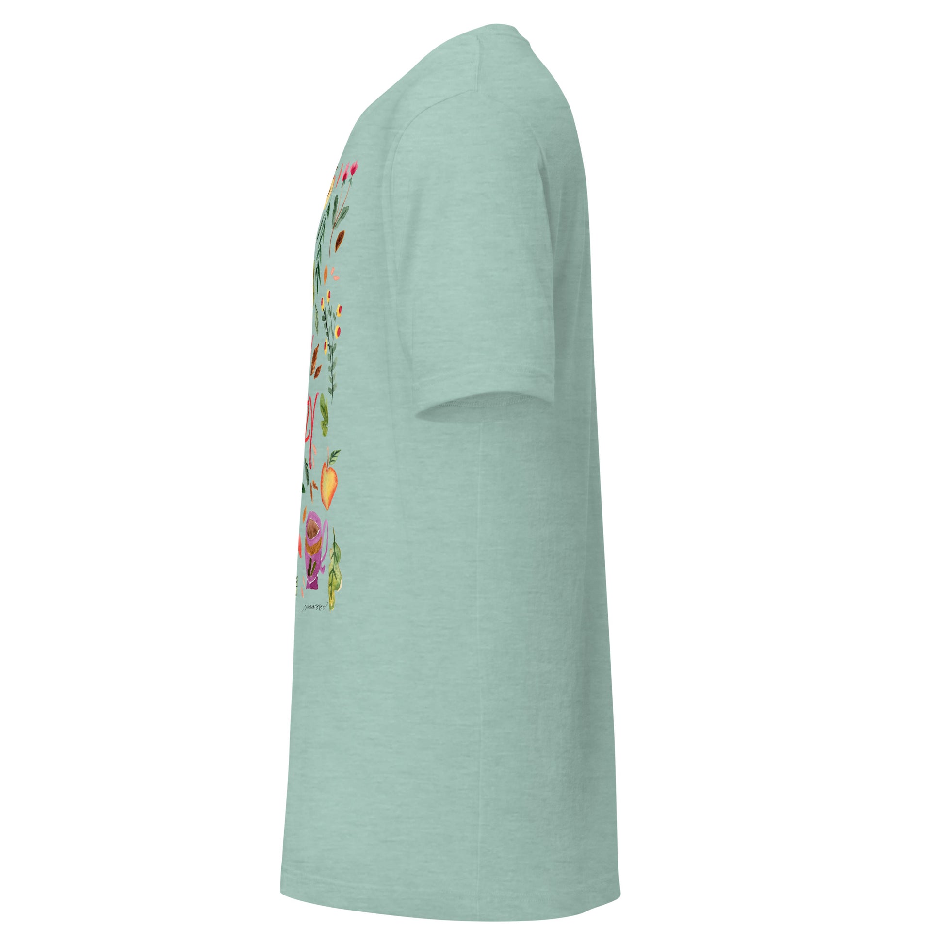 Stay Cozy Women’s Autumn T-Shirt • Watercolor Fall Nature & Tea Illustration • Cozy Season Tee - SANDRAAS