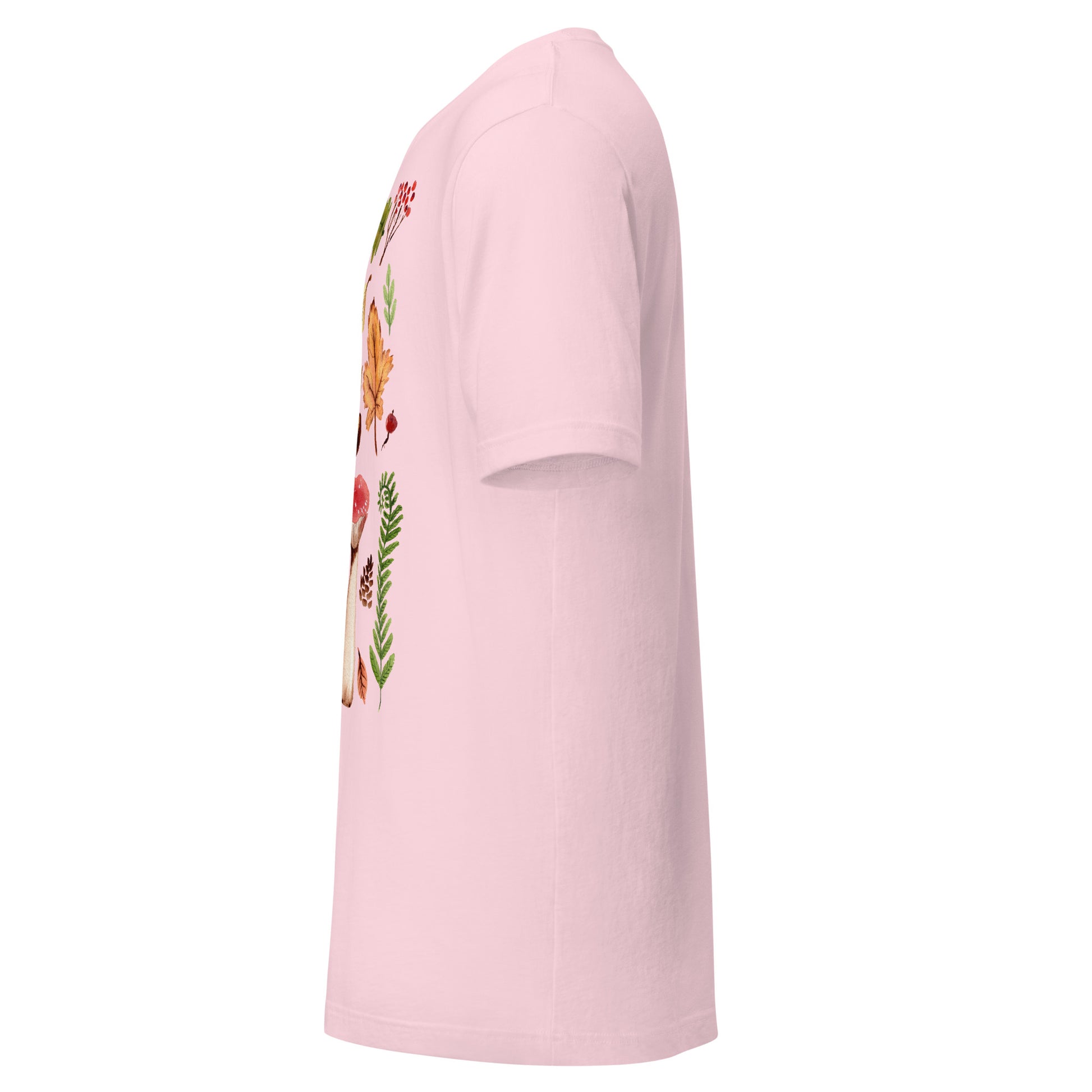 Autumn Mushrooms & Leaves Women’s T-Shirt • Watercolor Nature Tee • Cozy Fall Outfit Shirt - SANDRAAS