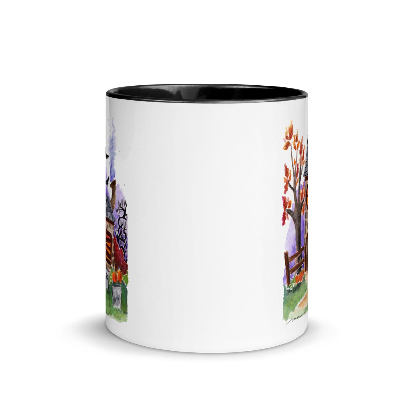 Mug with Color Inside - Halloween - Haunted House