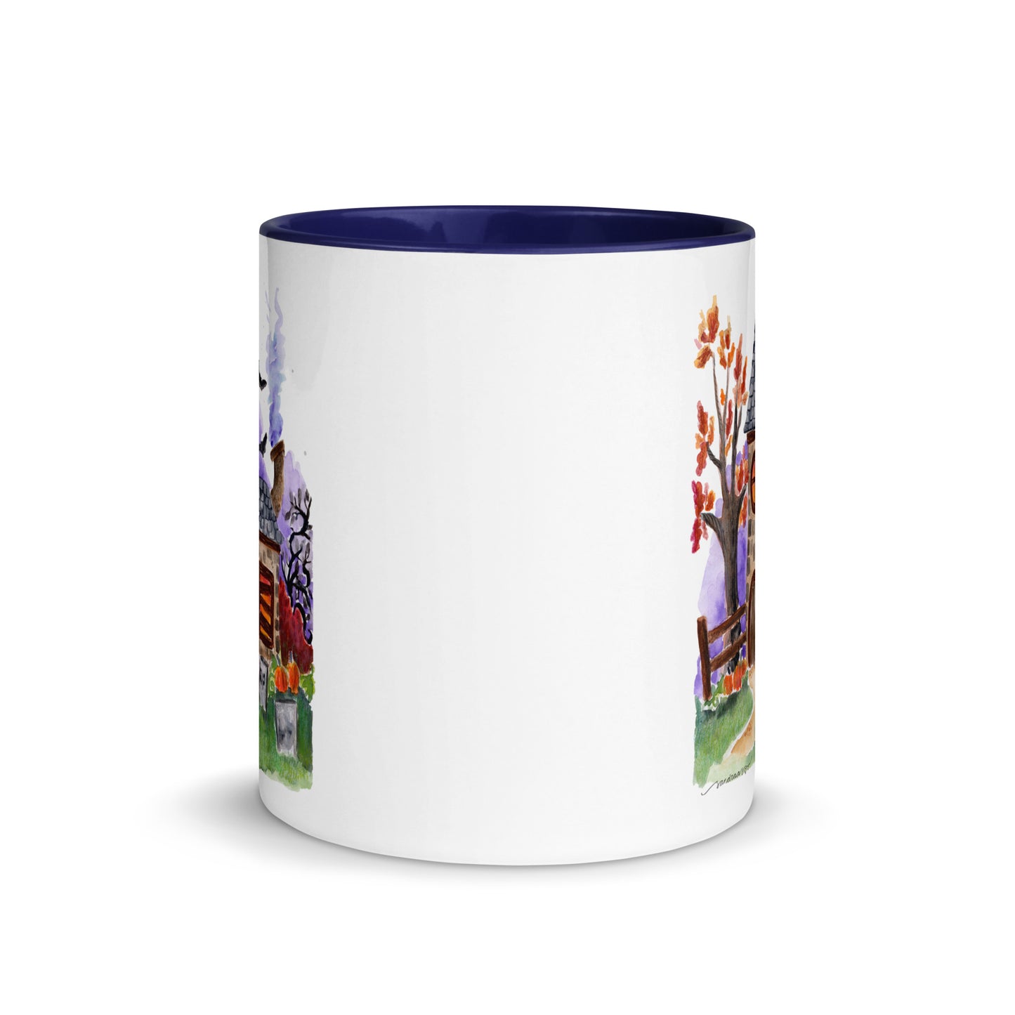 Mug with Color Inside - Halloween - Haunted House