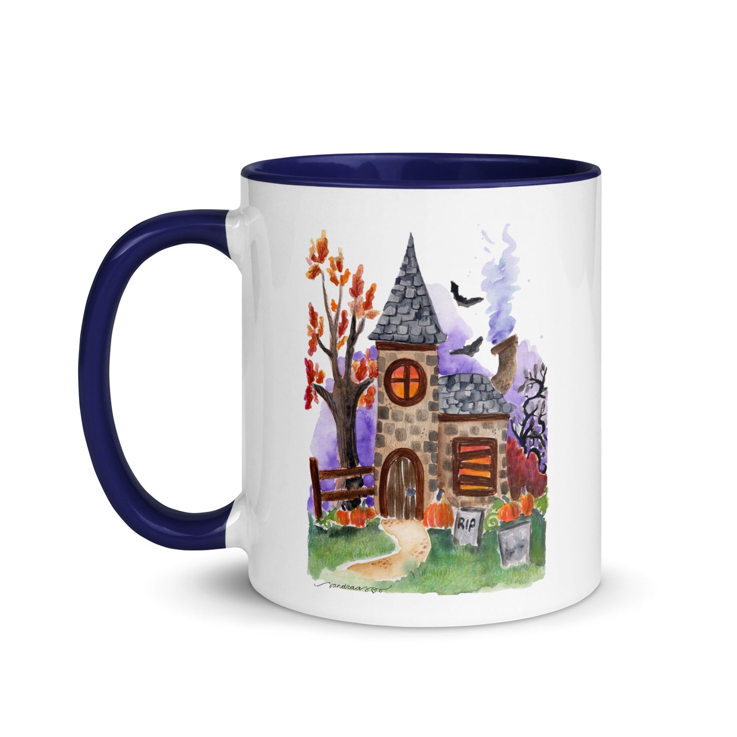 Mug with Color Inside - Halloween - Haunted House