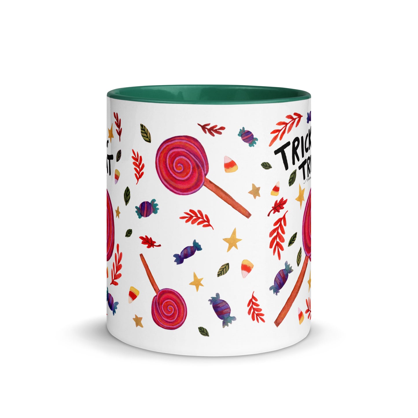 Mug with Color Inside - Halloween Trick or Treat