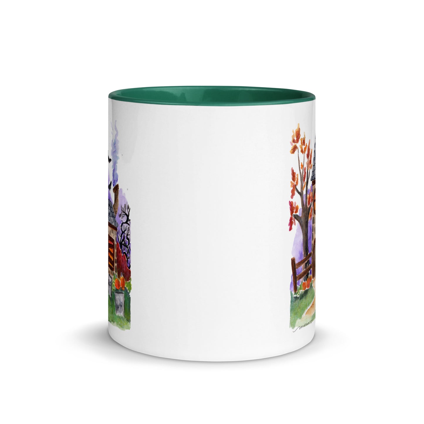 Mug with Color Inside - Halloween - Haunted House