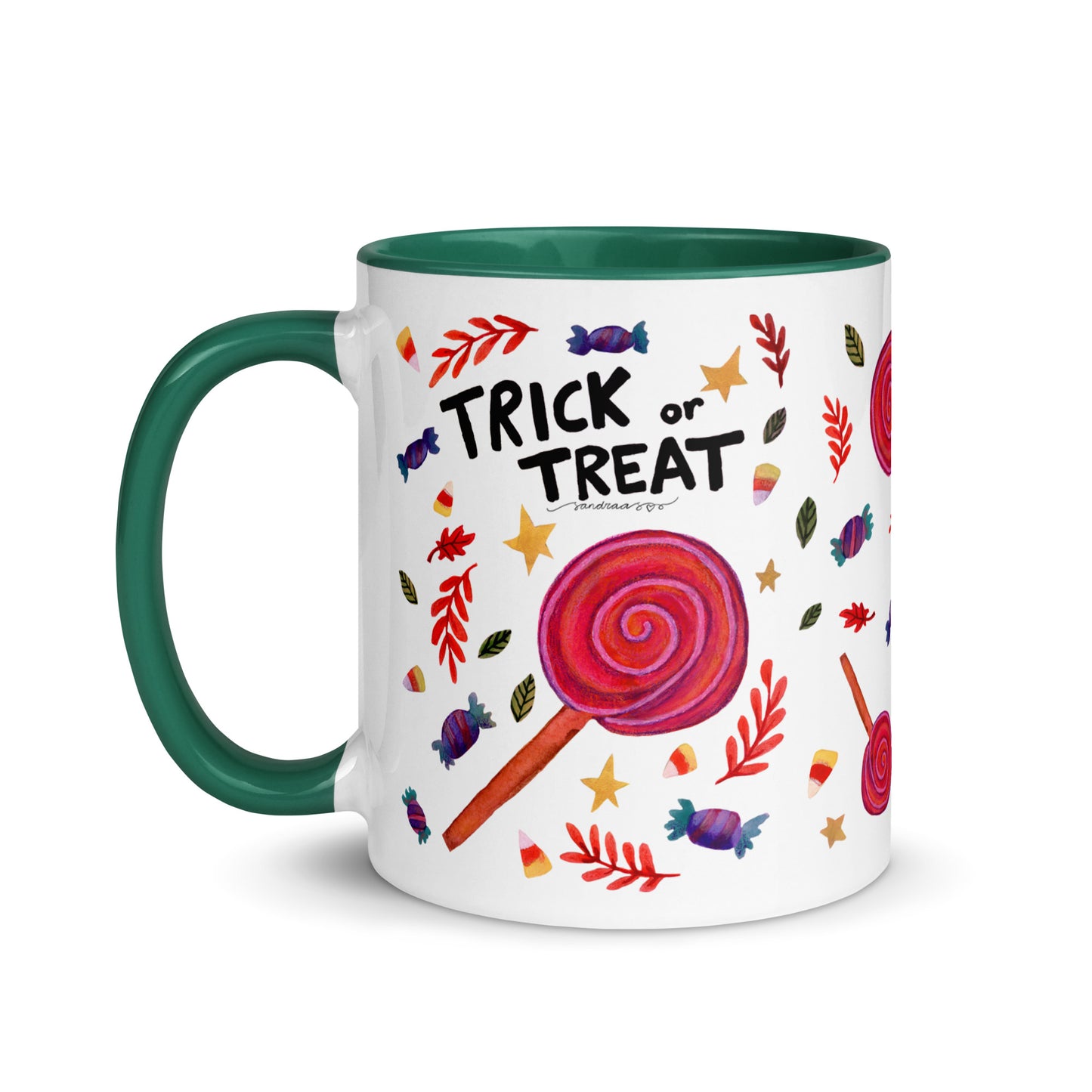 Mug with Color Inside - Halloween Trick or Treat