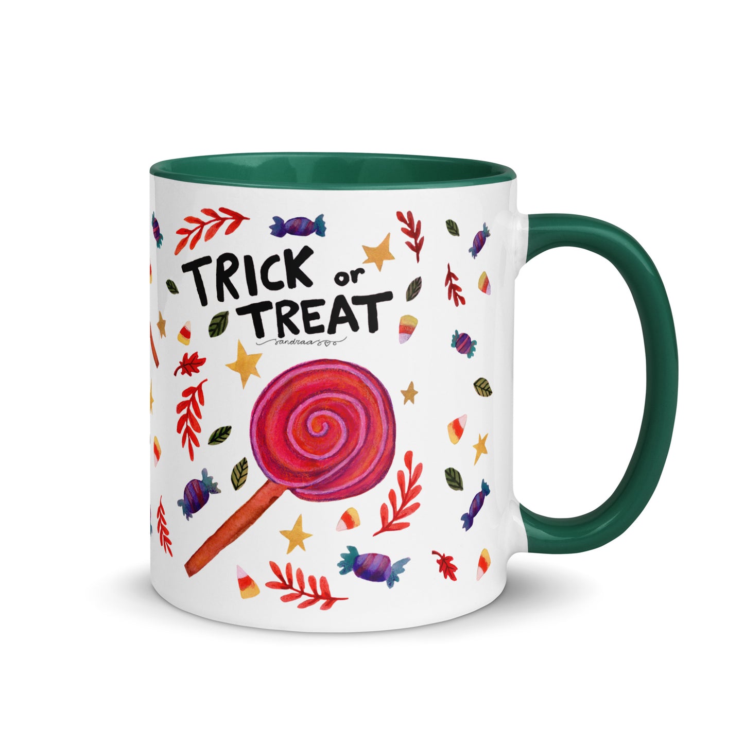 Mug with Color Inside - Halloween Trick or Treat