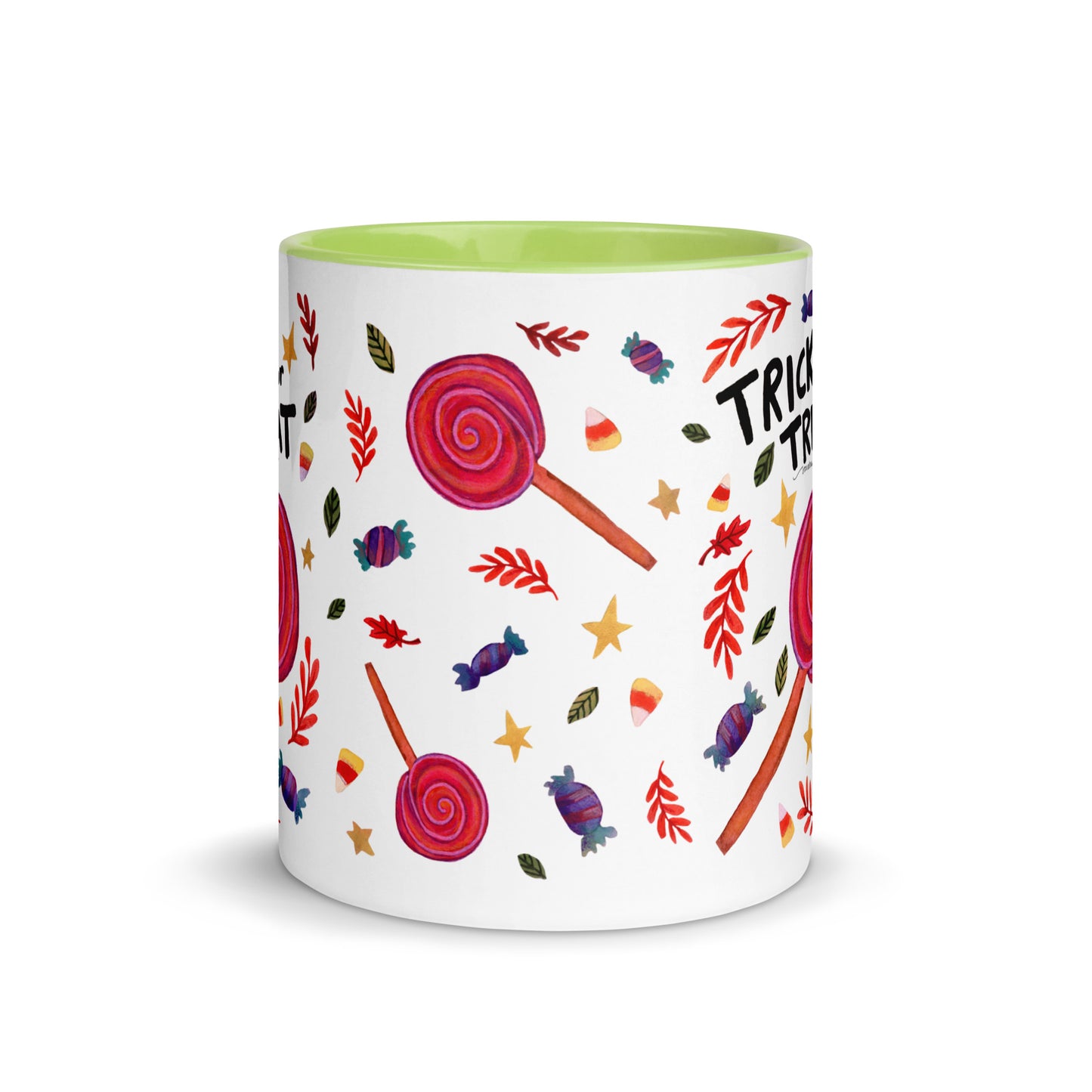 Mug with Color Inside - Halloween Trick or Treat