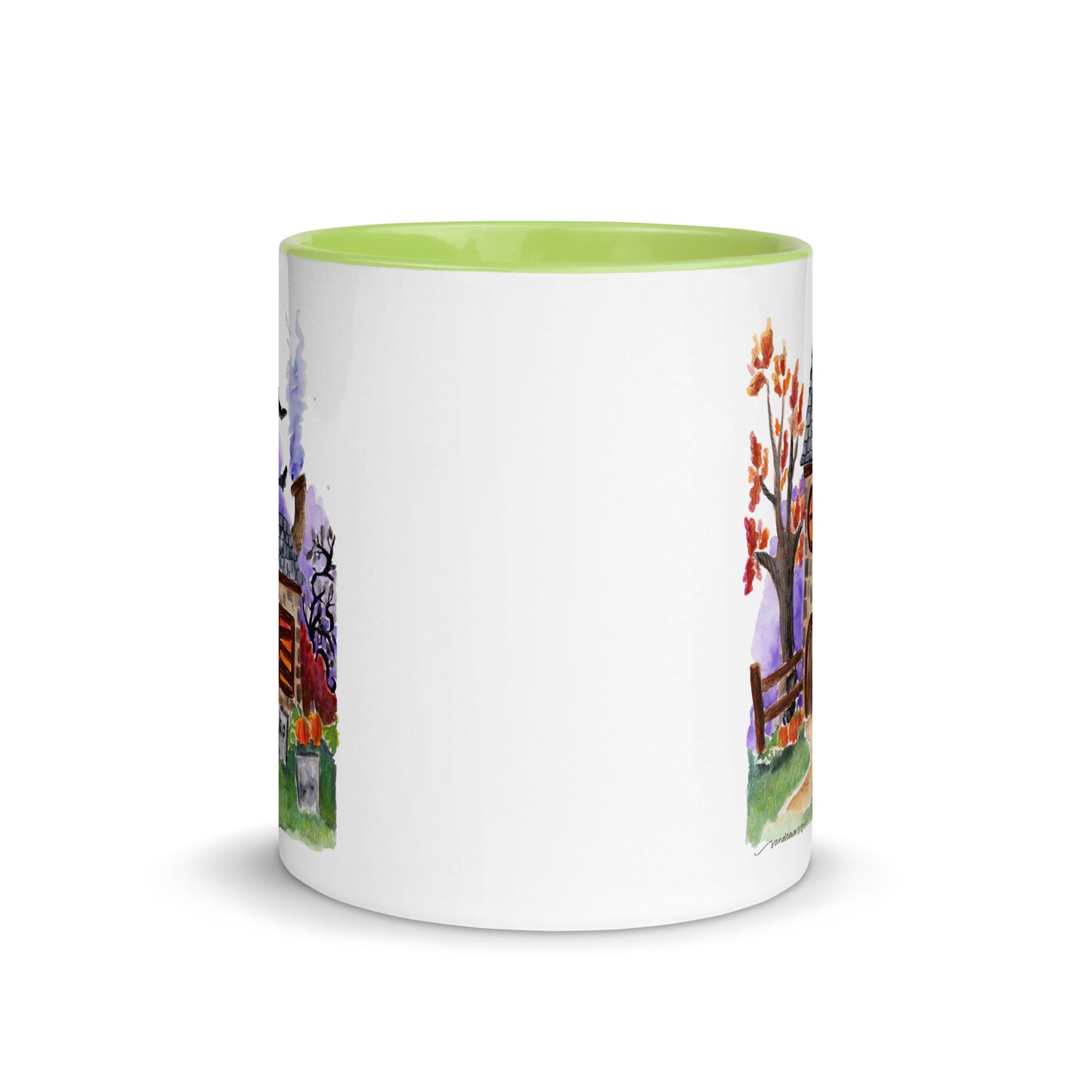 Mug with Color Inside - Halloween - Haunted House