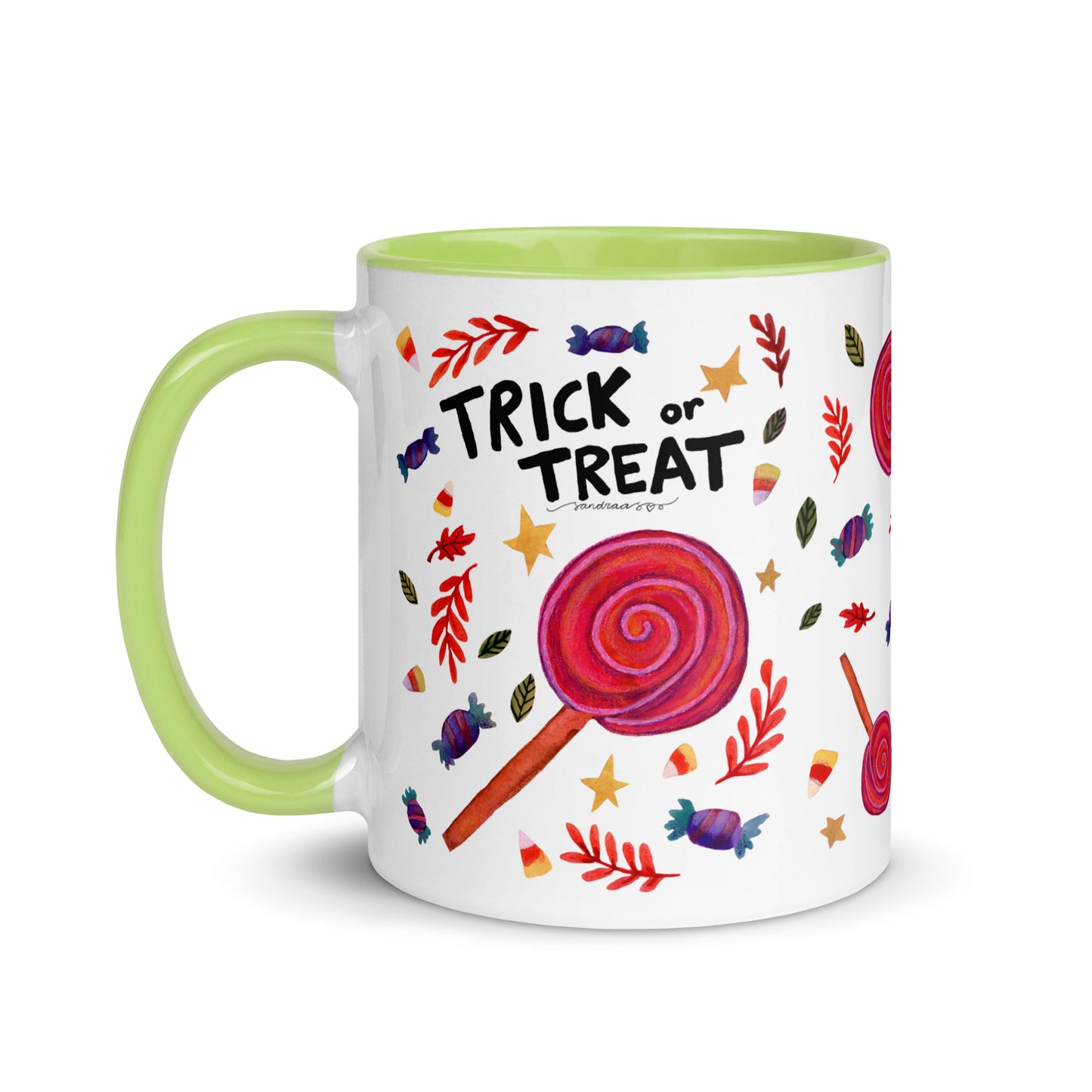 Mug with Color Inside - Halloween Trick or Treat