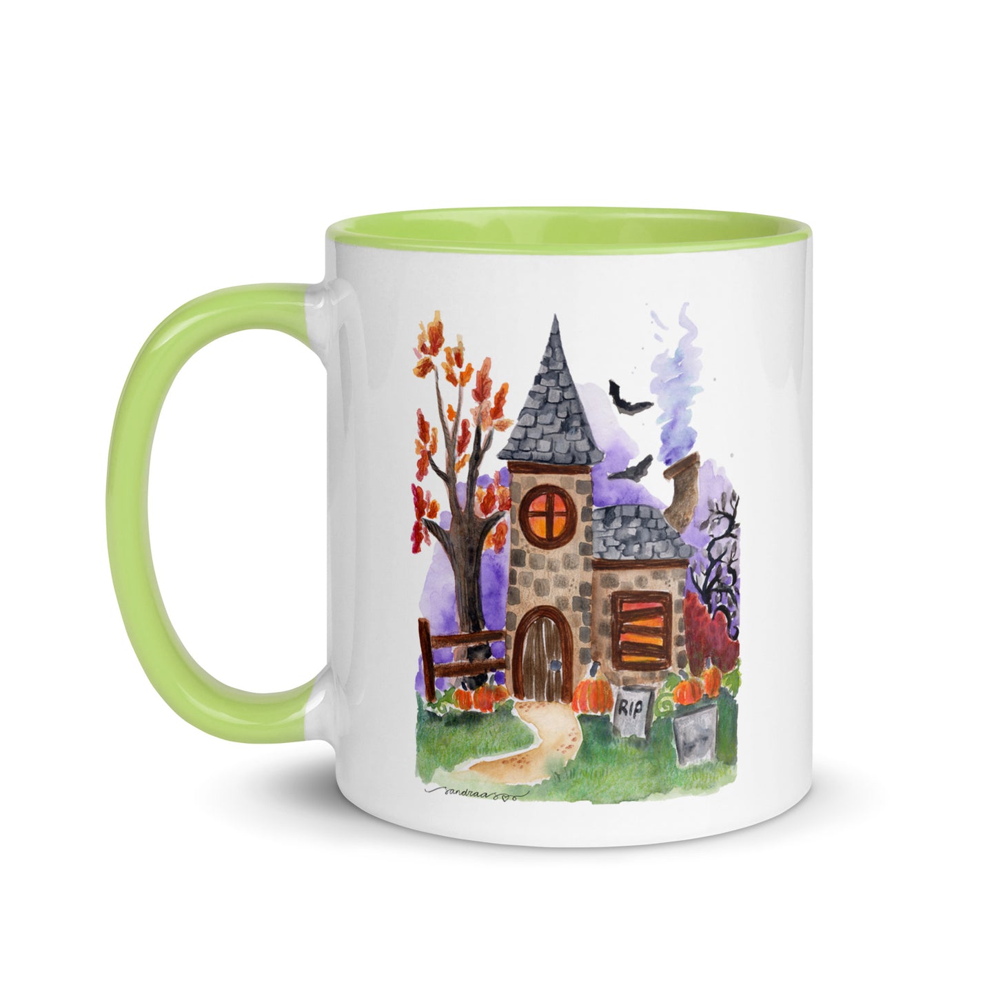 Mug with Color Inside - Halloween - Haunted House