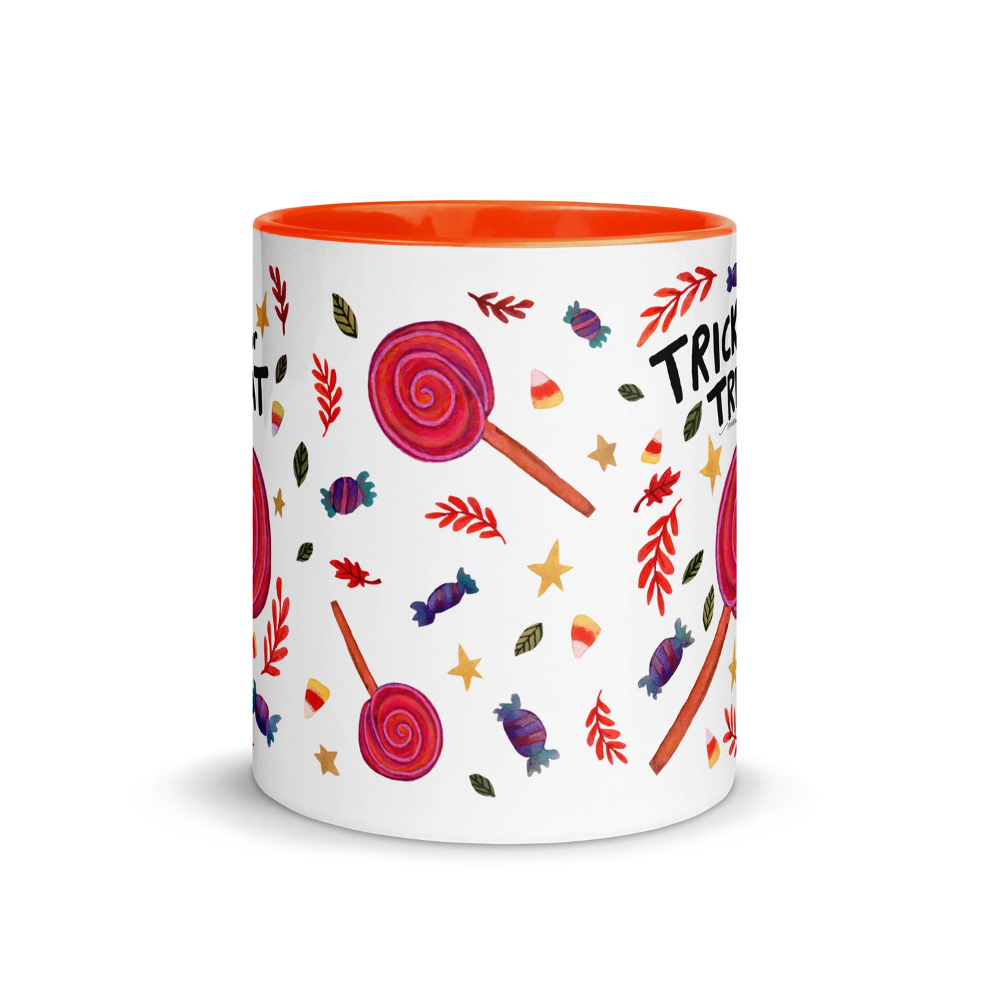 Mug with Color Inside - Halloween Trick or Treat