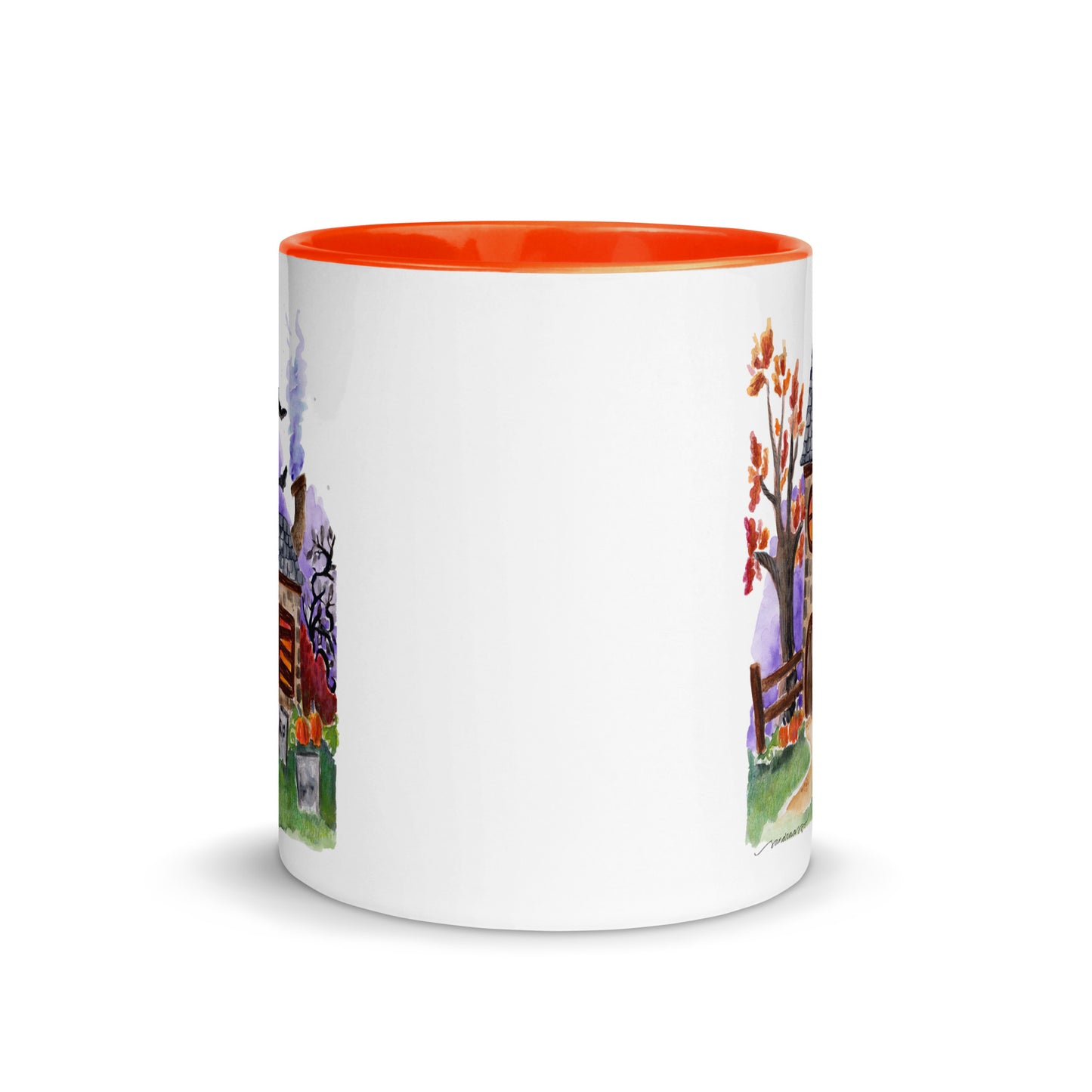 Mug with Color Inside - Halloween - Haunted House