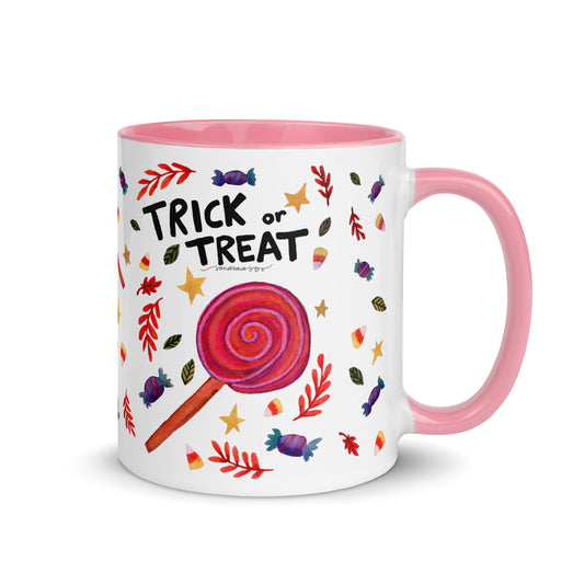 Mug with Color Inside - Halloween Trick or Treat