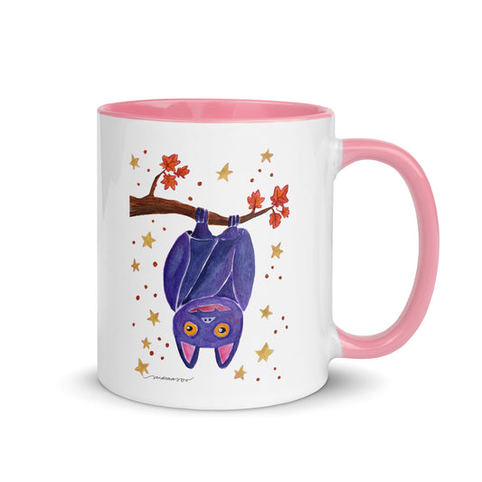 Mug with Color Inside - Bat - Halloween