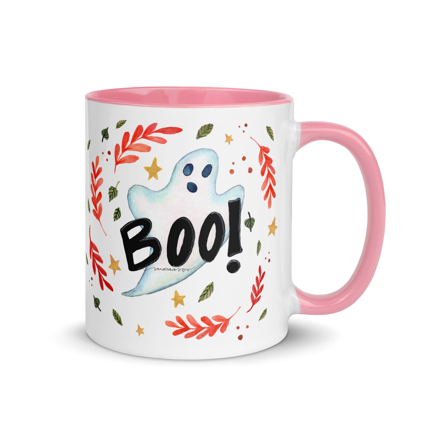 Mug with Color Inside - Halloween - Ghost - Boo!