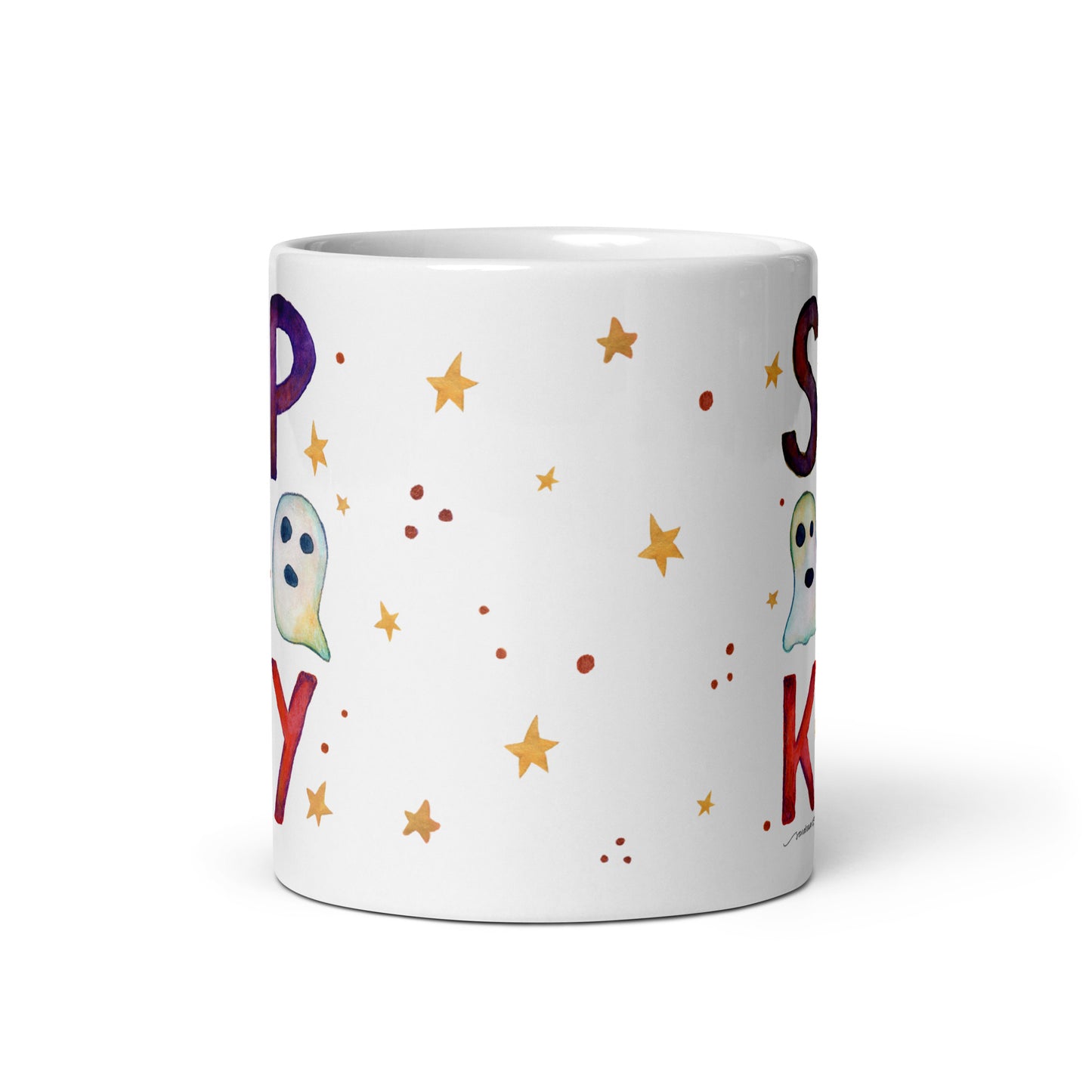 White glossy mug - Halloween - Spooky