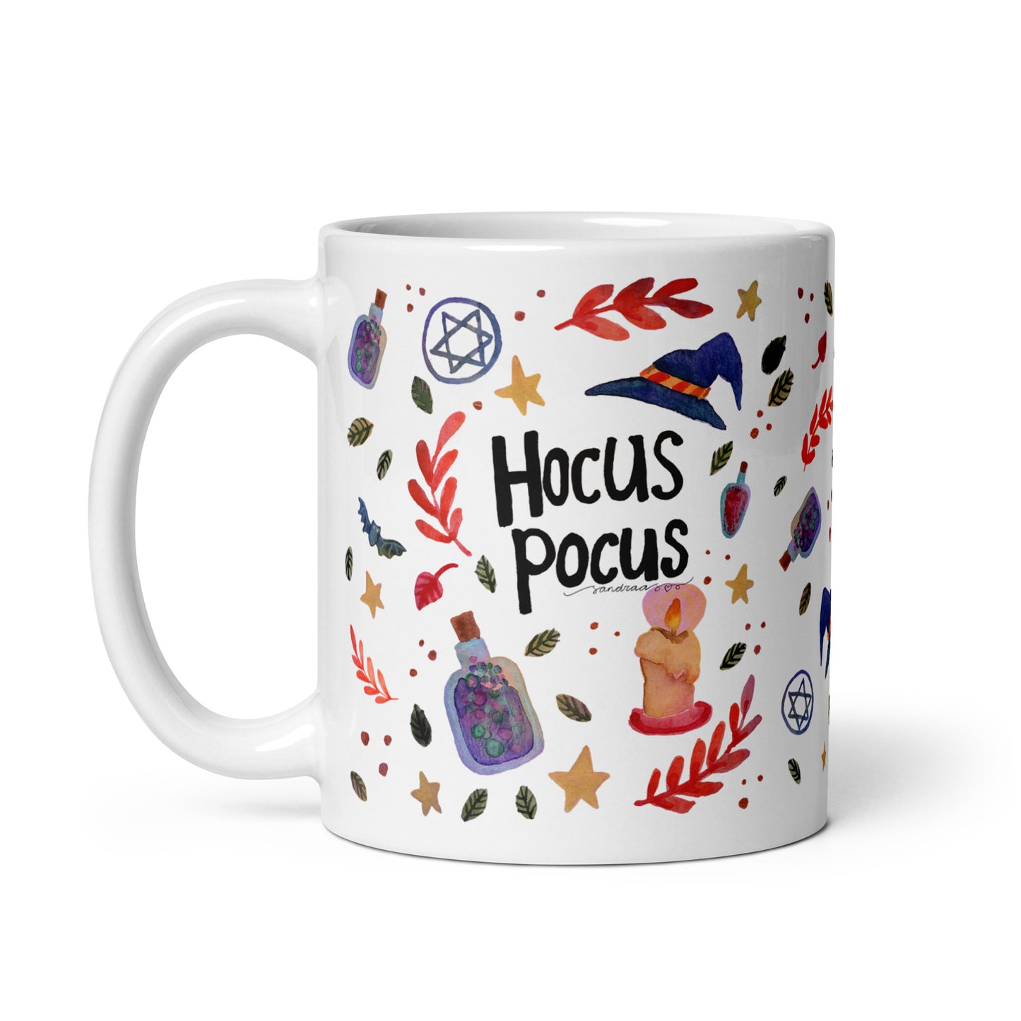 White glossy mug - Halloween - Hocus Pocus