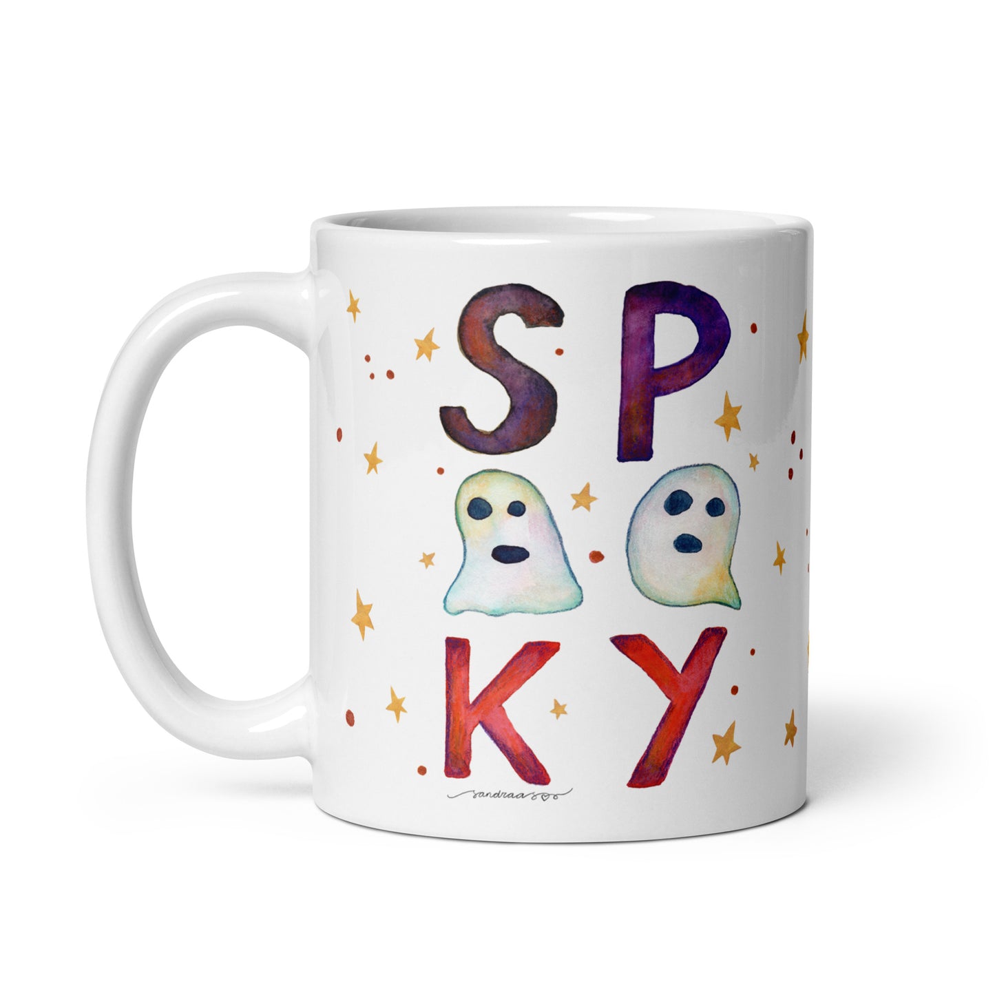 White glossy mug - Halloween - Spooky