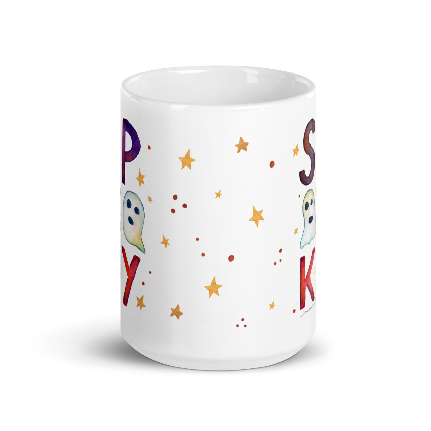 White glossy mug - Halloween - Spooky