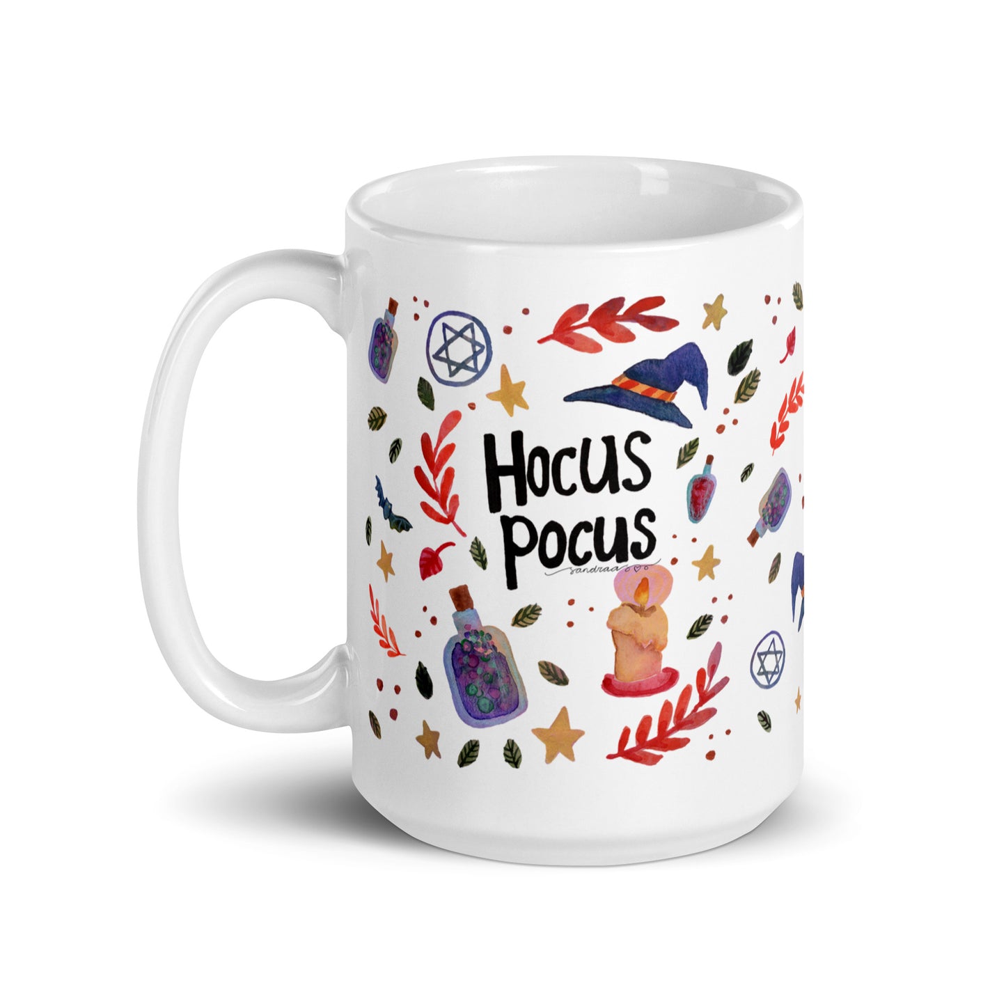 White glossy mug - Halloween - Hocus Pocus