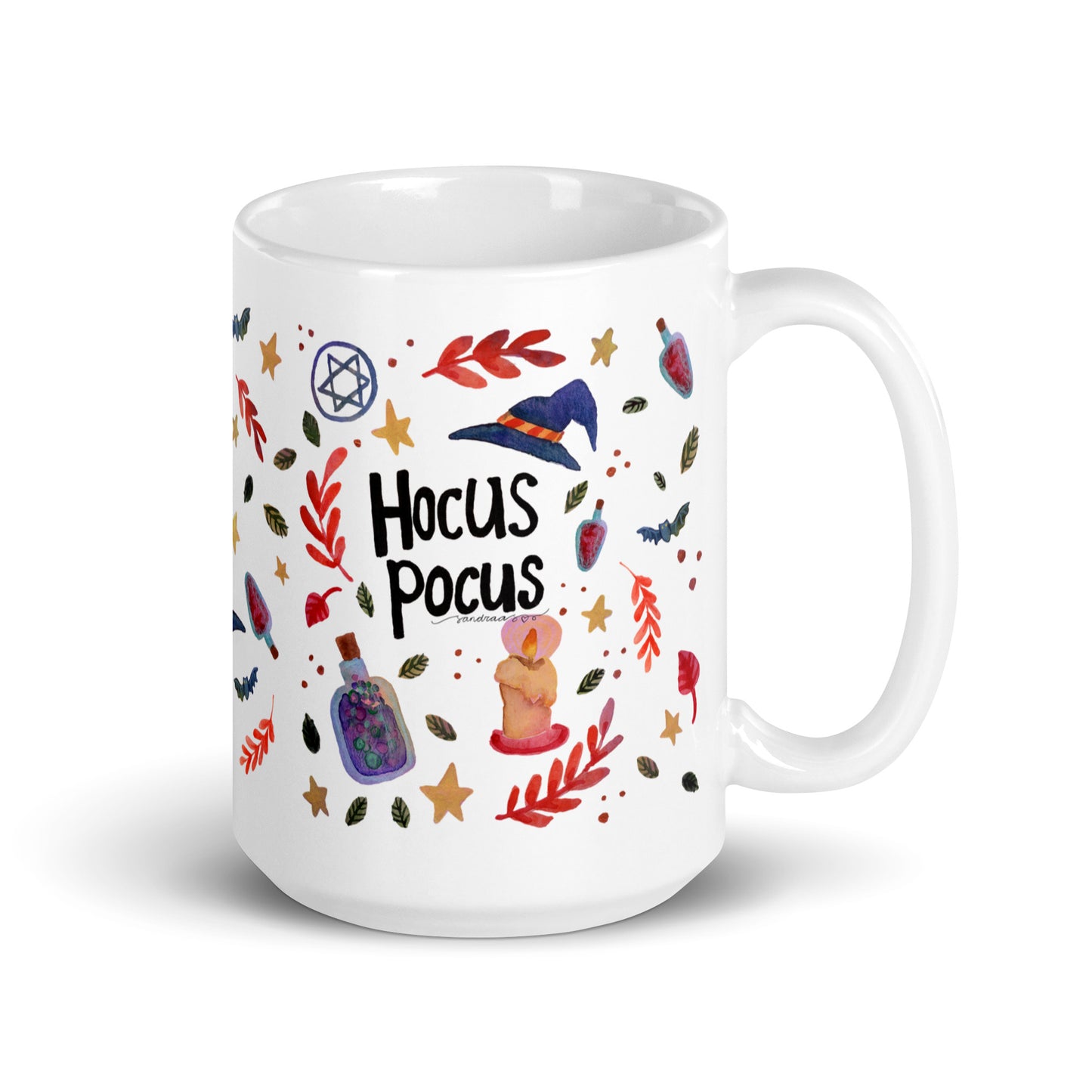 White glossy mug - Halloween - Hocus Pocus