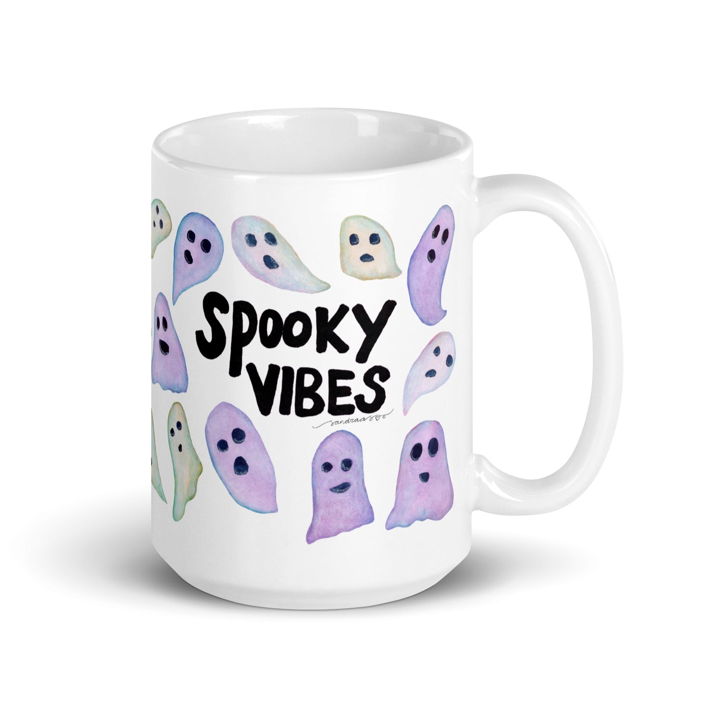 White glossy mug - Halloween - Spooky Vibes