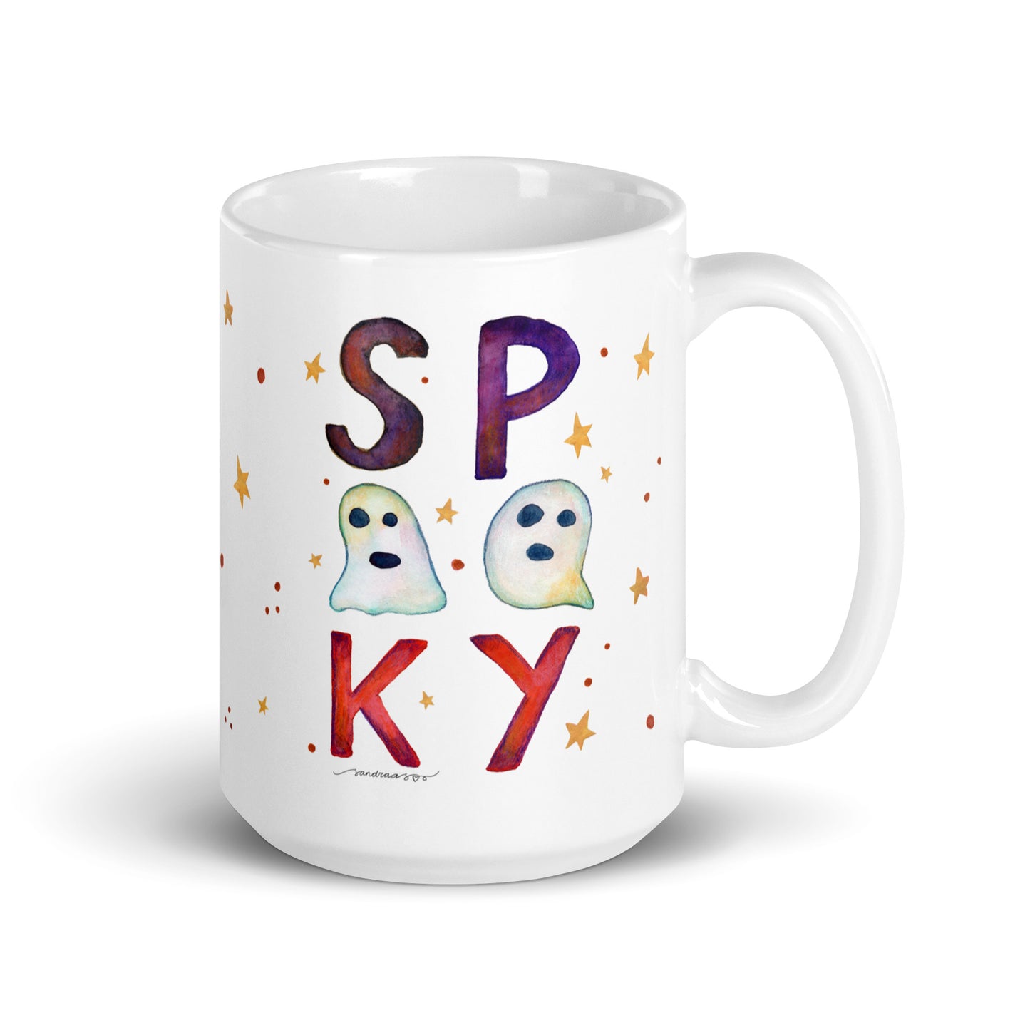 White glossy mug - Halloween - Spooky