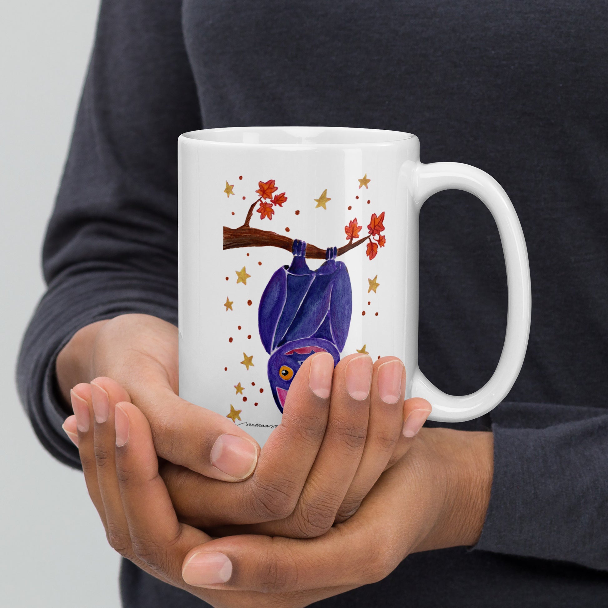 Halloween Bat Mug – A Spooky Sip for the Season! 🦇🎃 - SANDRAAS