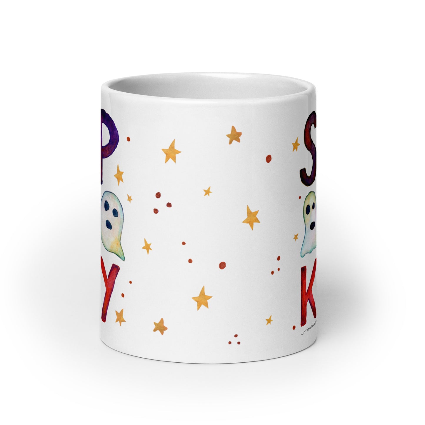 White glossy mug - Halloween - Spooky