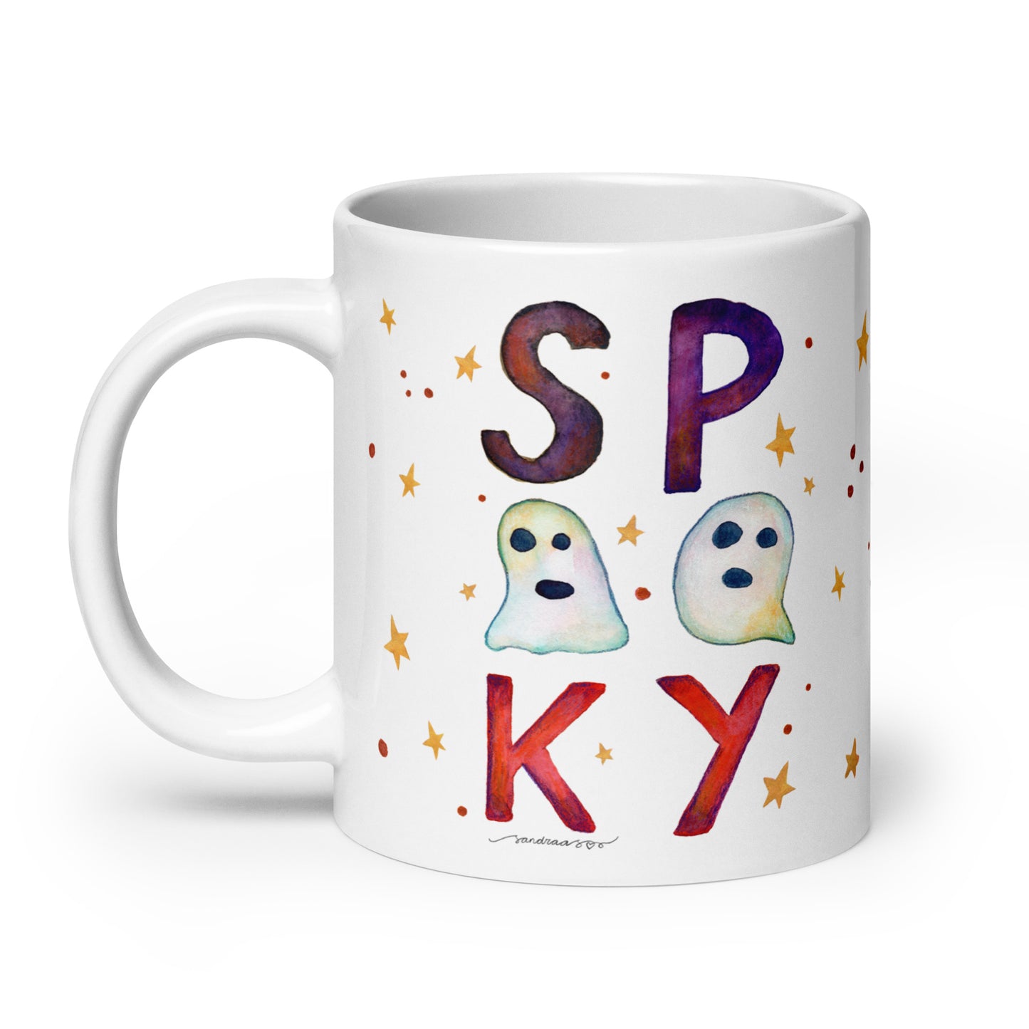 White glossy mug - Halloween - Spooky