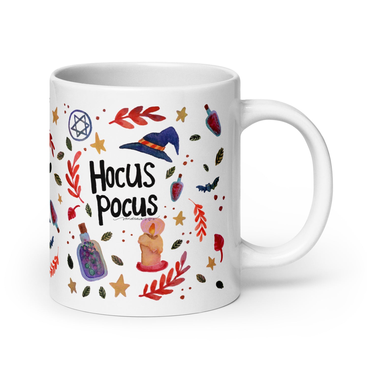 White glossy mug - Halloween - Hocus Pocus