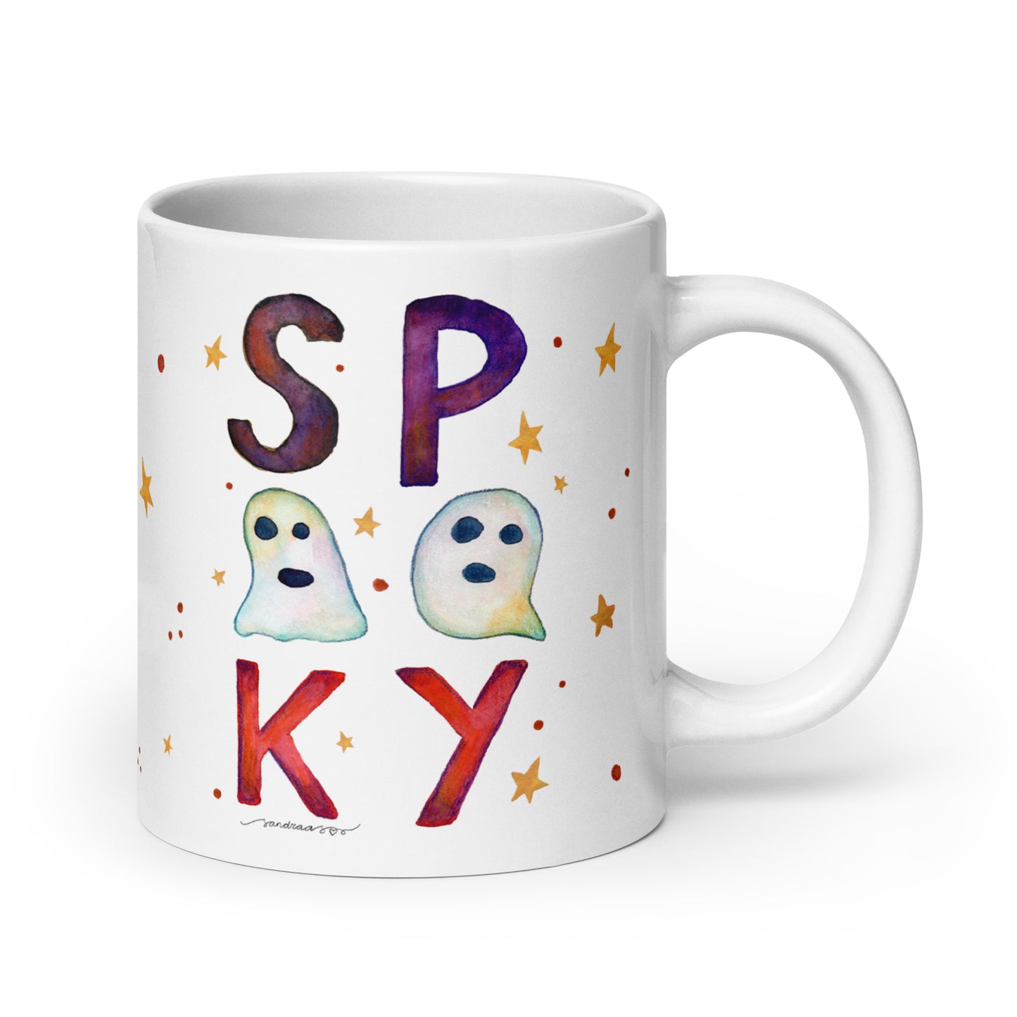 White glossy mug - Halloween - Spooky