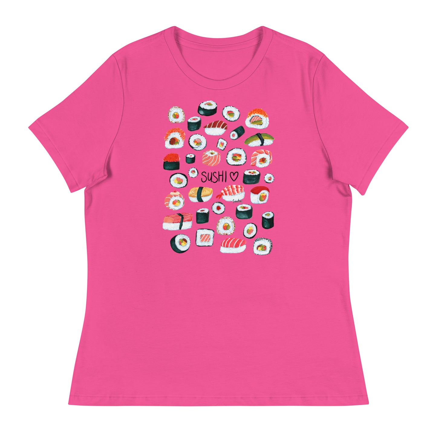 Women's Relaxed T-Shirt - Sushi