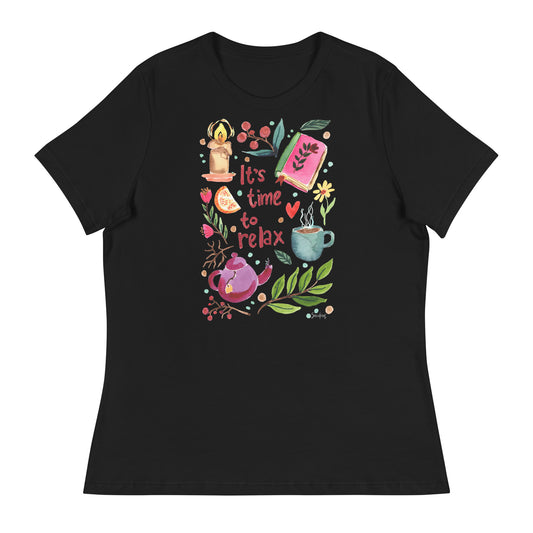 Women's Relaxed T-Shirt - It's time to relax