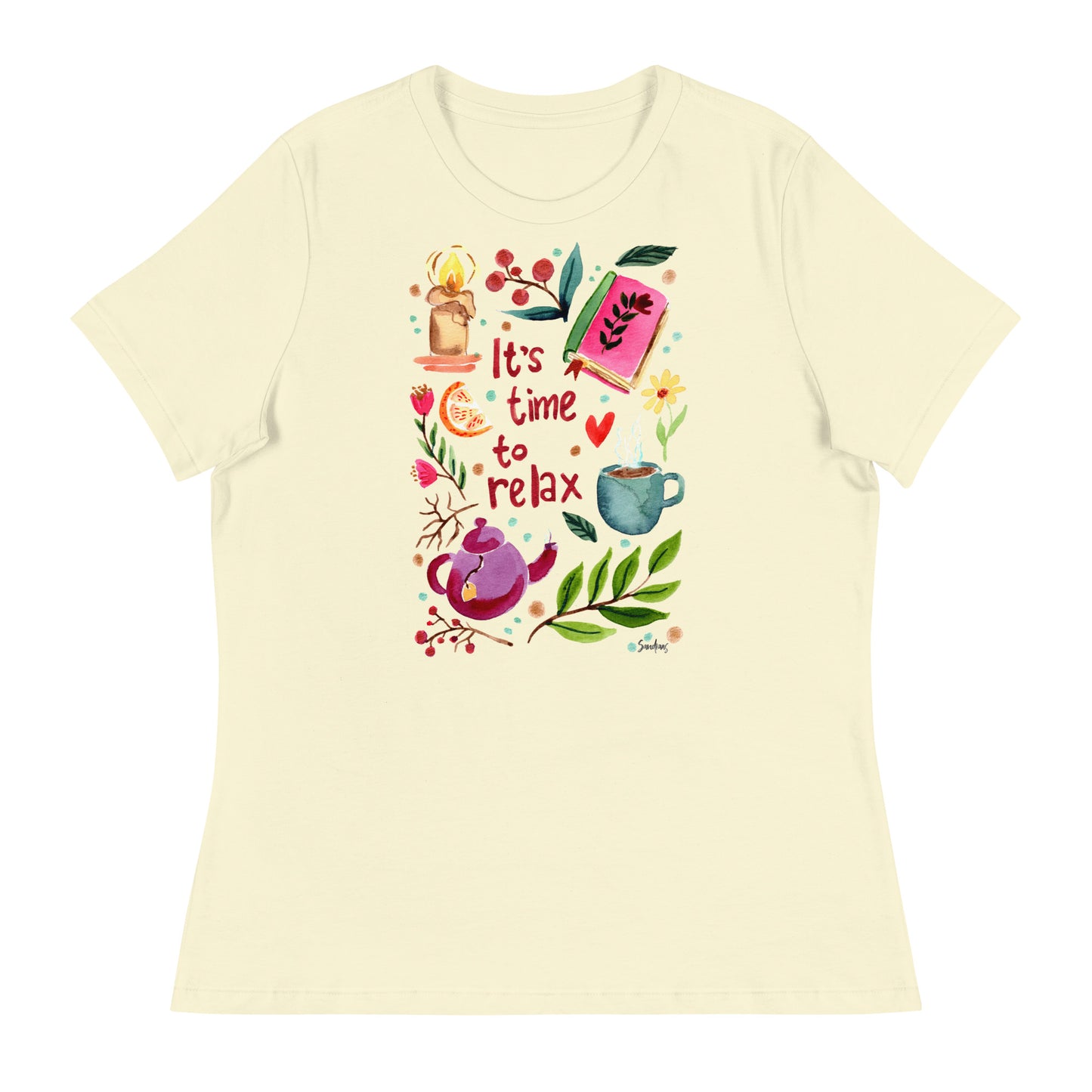 Women's Relaxed T-Shirt - It's time to relax