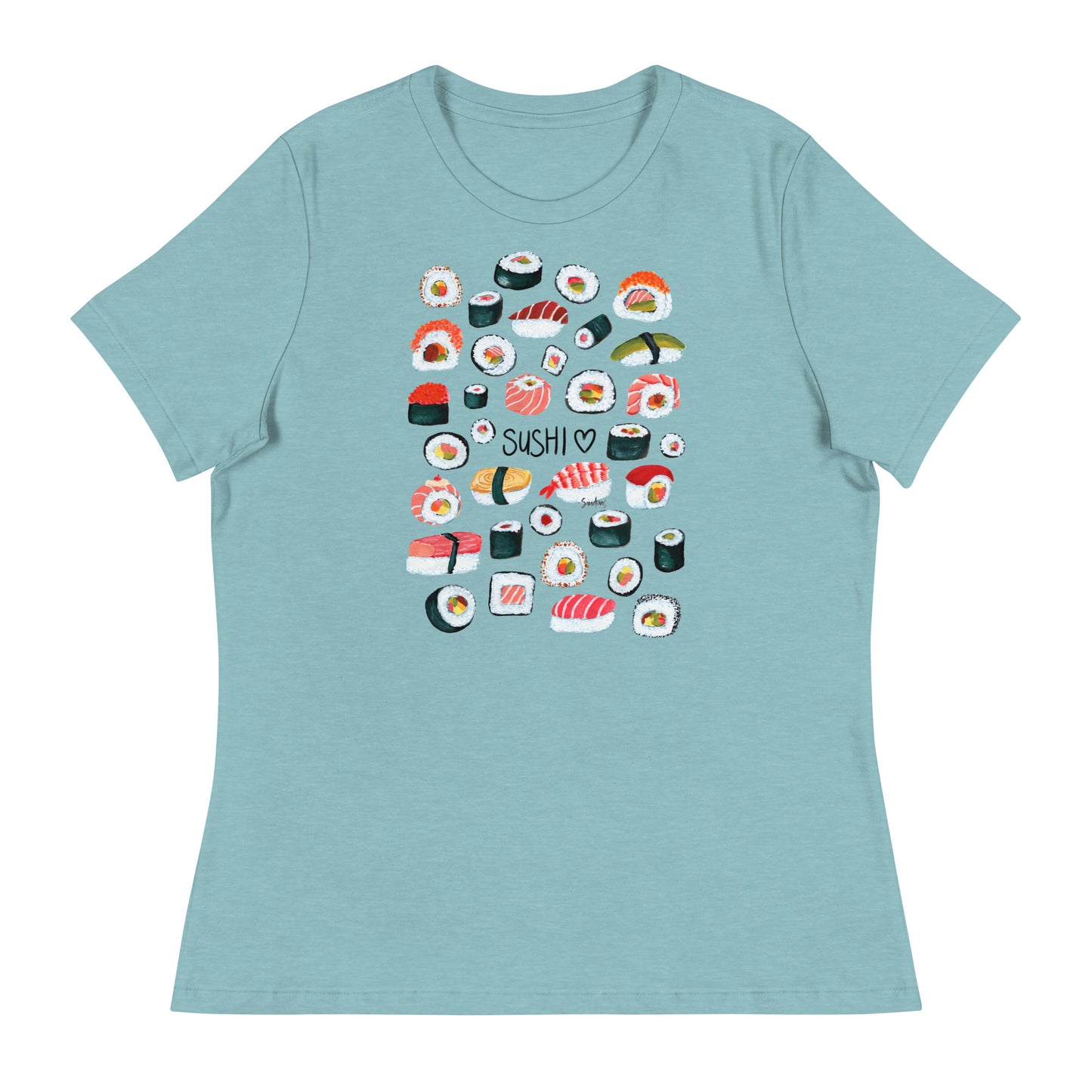 Women's Relaxed T-Shirt - Sushi