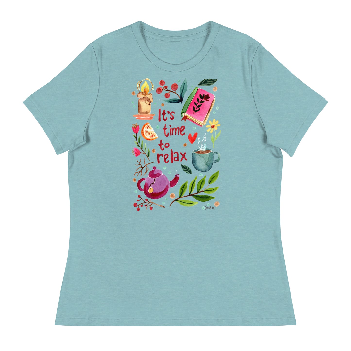 Women's Relaxed T-Shirt - It's time to relax